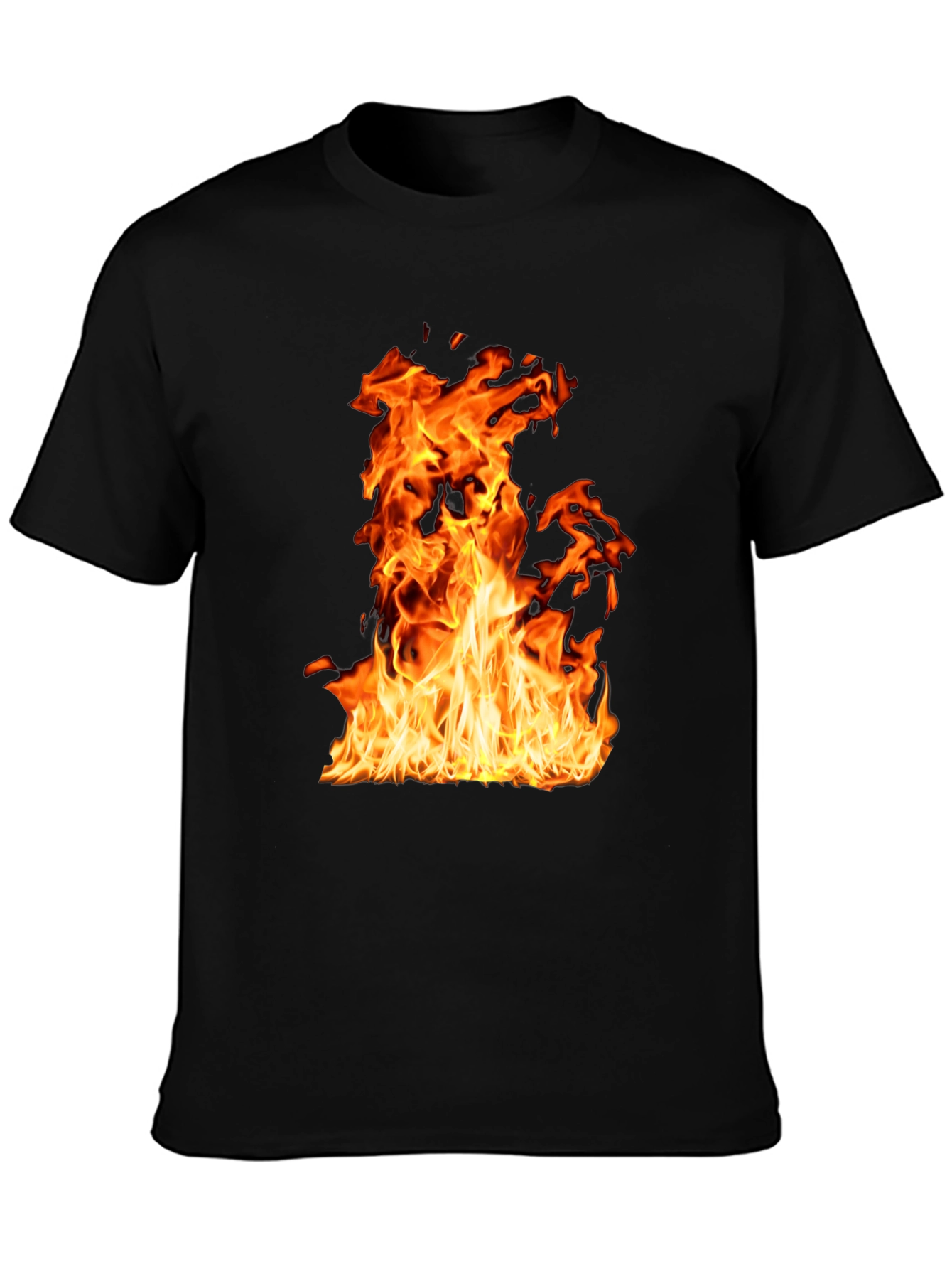 Flaming Hot Black T-Shirt