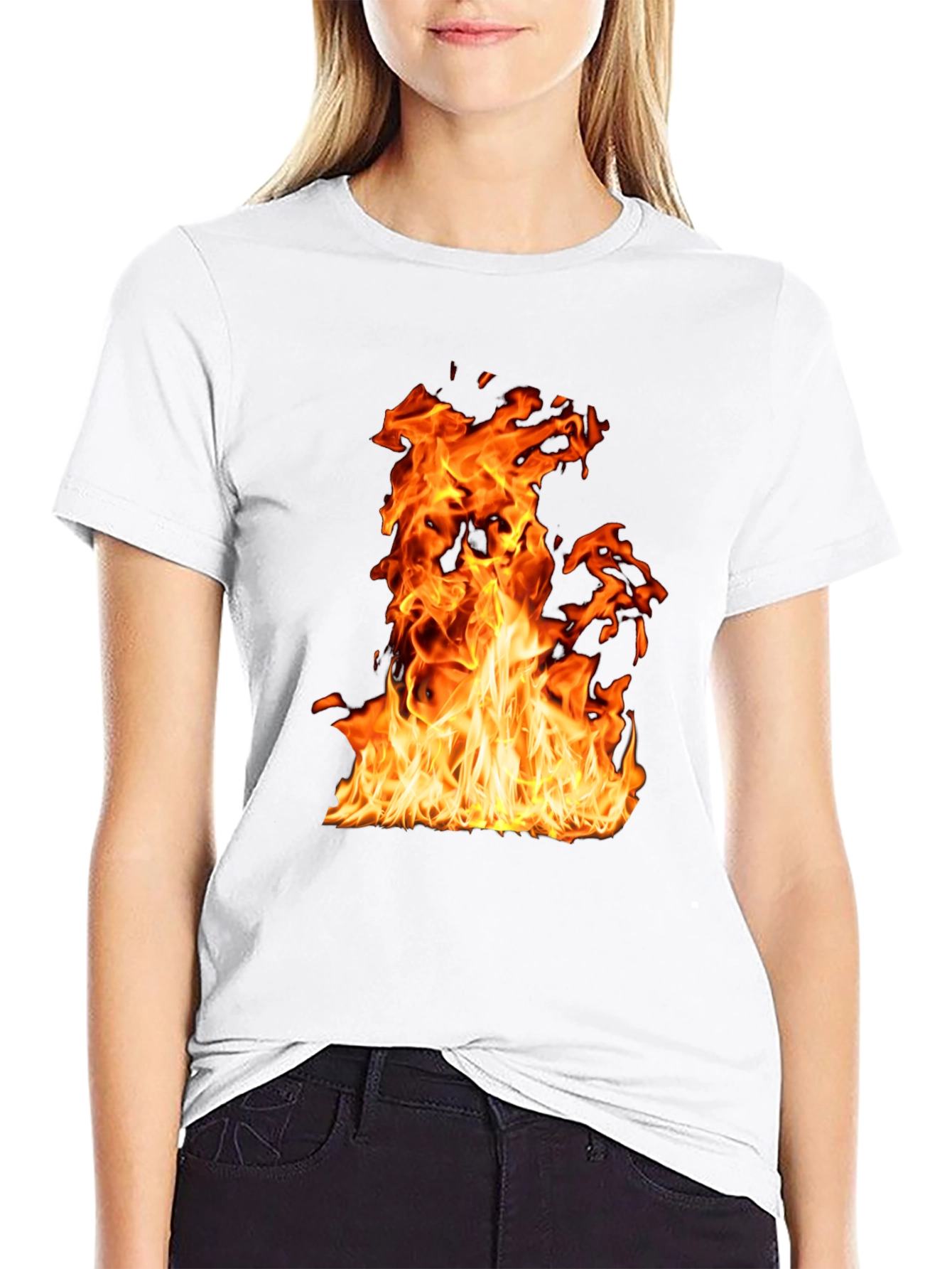 Flaming Hot Black T-Shirt