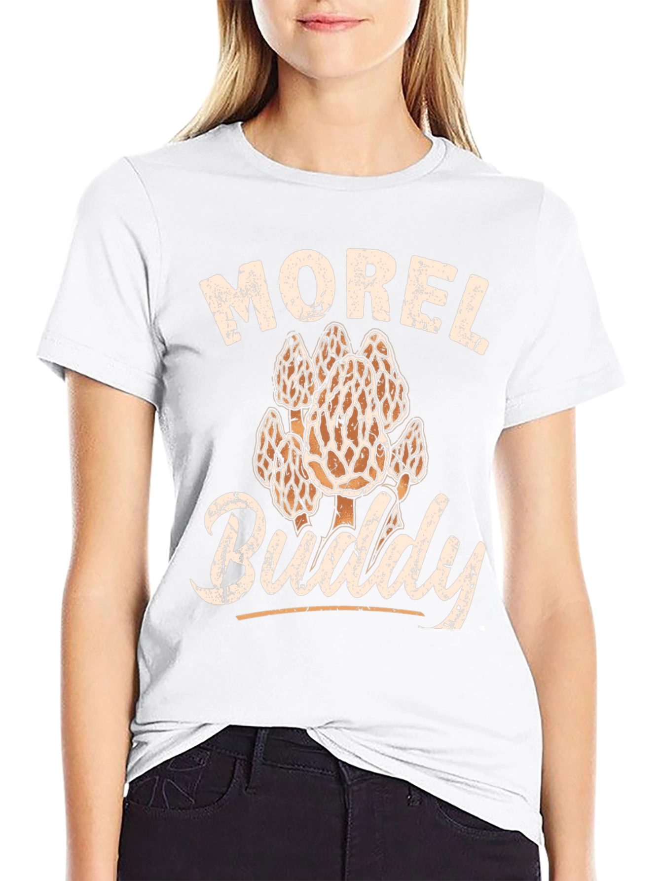 Morel Buddy T-Shirt - Mushroom Hunting Apparel