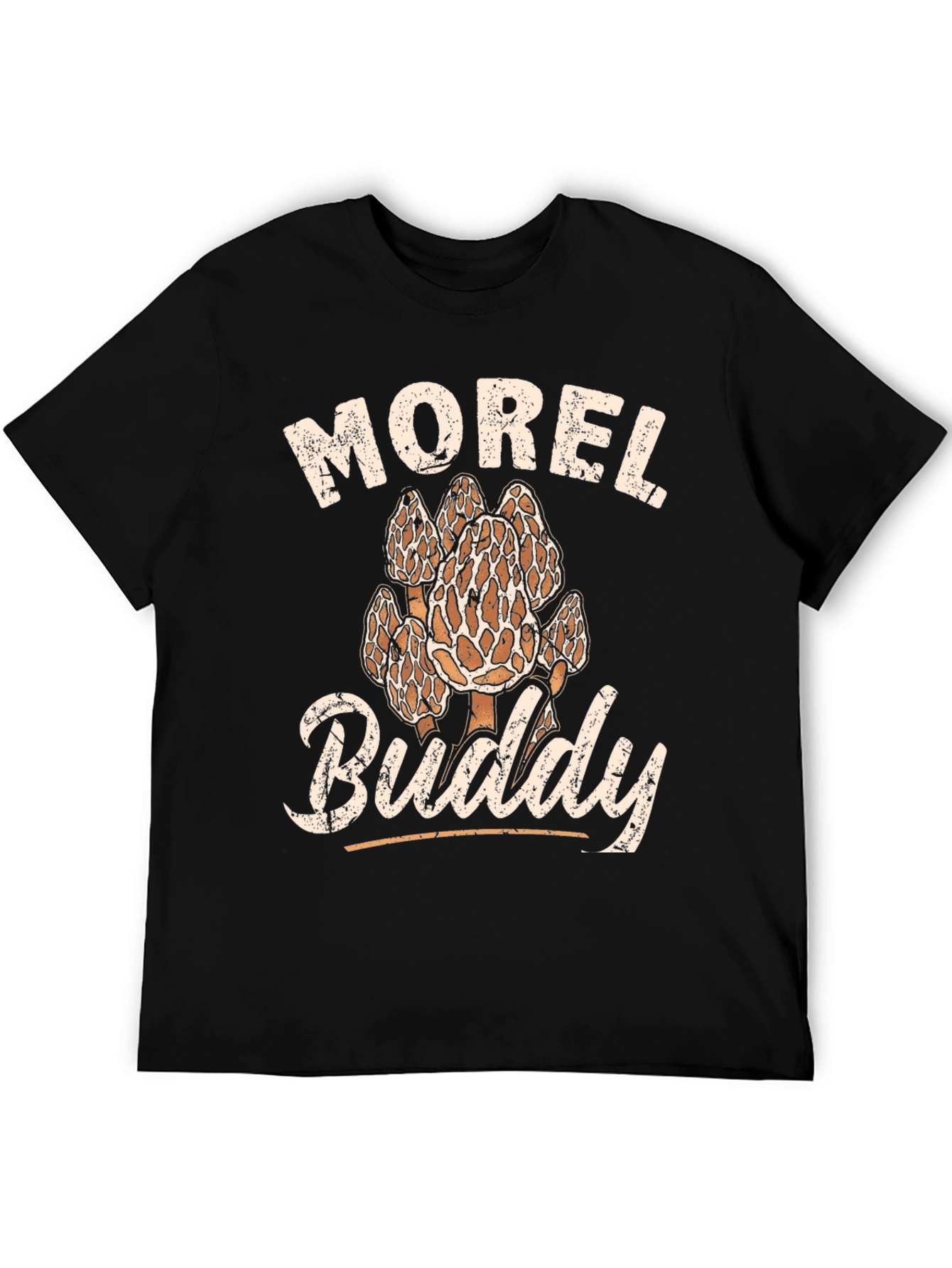 Morel Buddy T-Shirt - Mushroom Hunting Apparel
