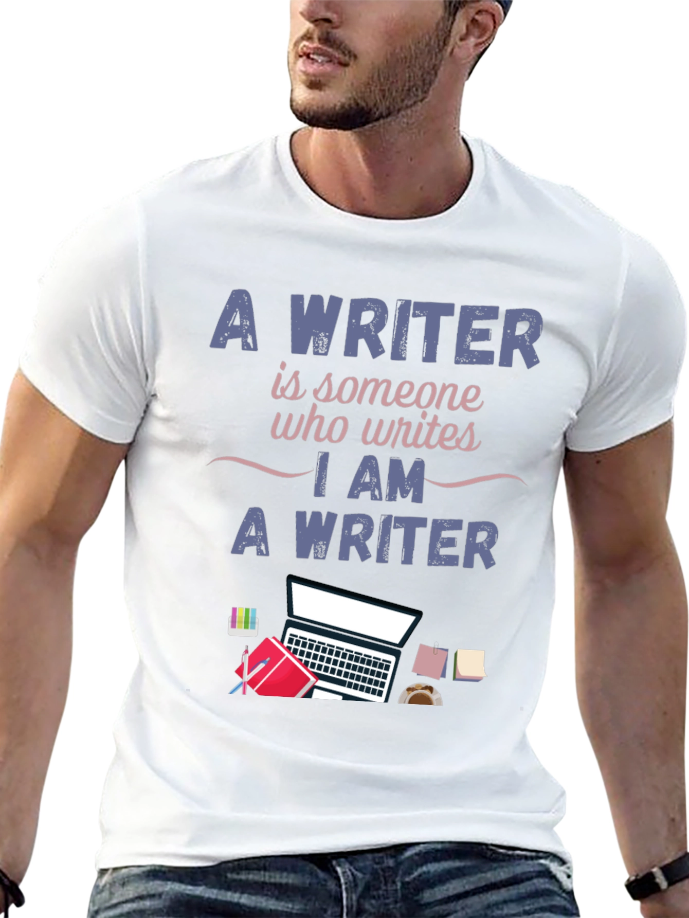 Writer T-Shirt - I Am A Writer Design