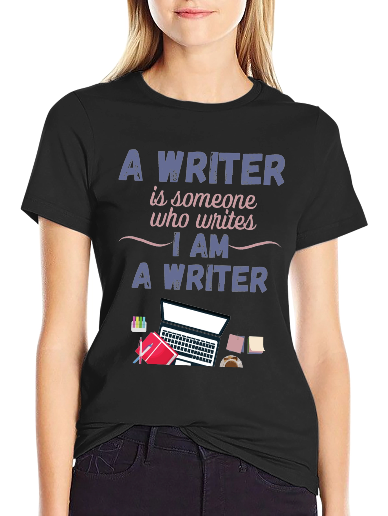 Writer T-Shirt - I Am A Writer Design