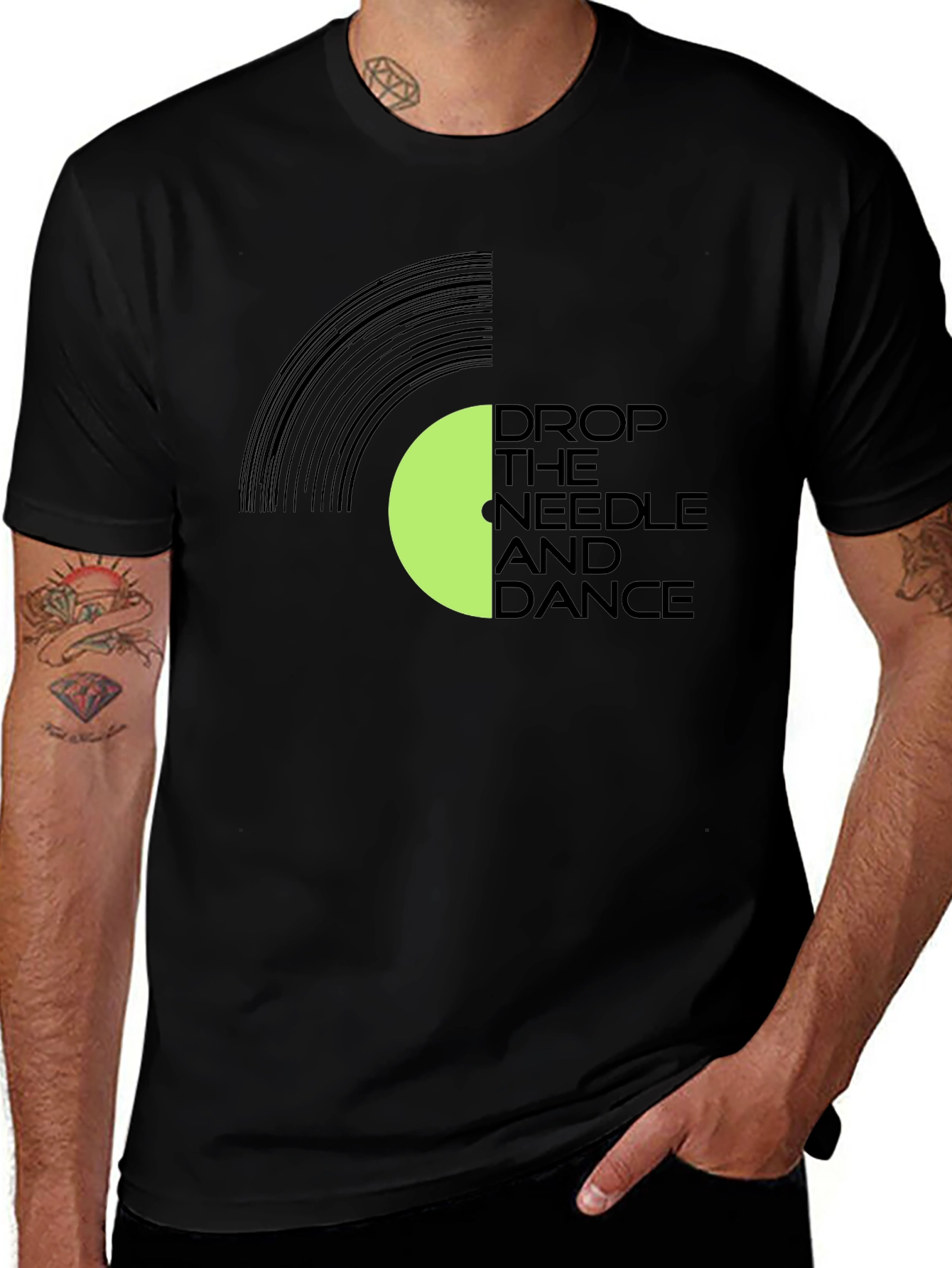 Drop the Needle and Dance Graphic Tee