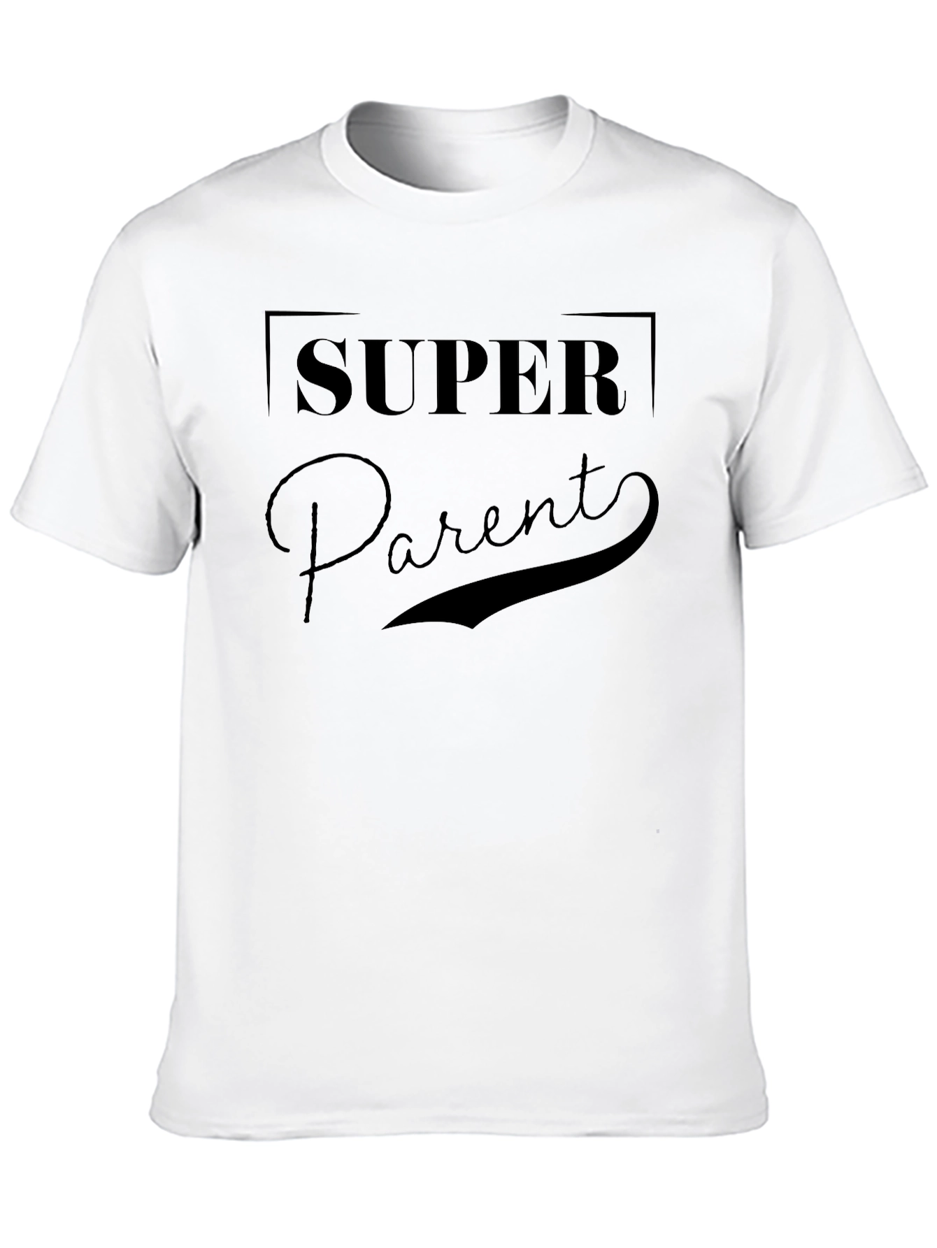 Super Parent Black T-Shirt - Gift for Parents