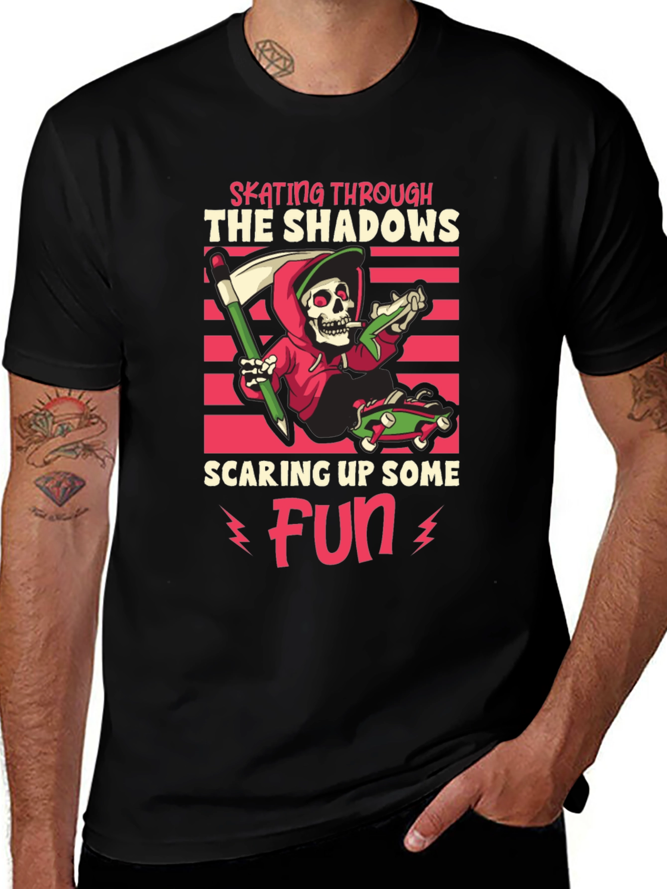 Skating Through The Shadows T-Shirt