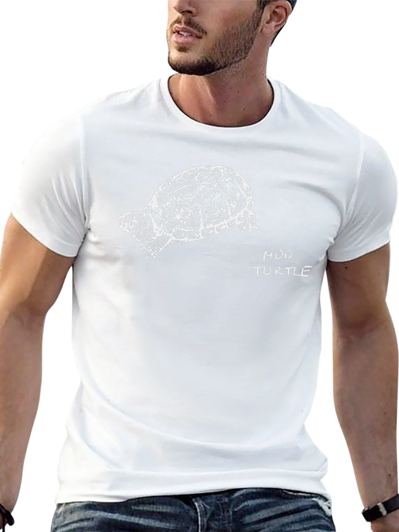 Mud Turtle Graphic T-Shirt - Unisex Black Tee
