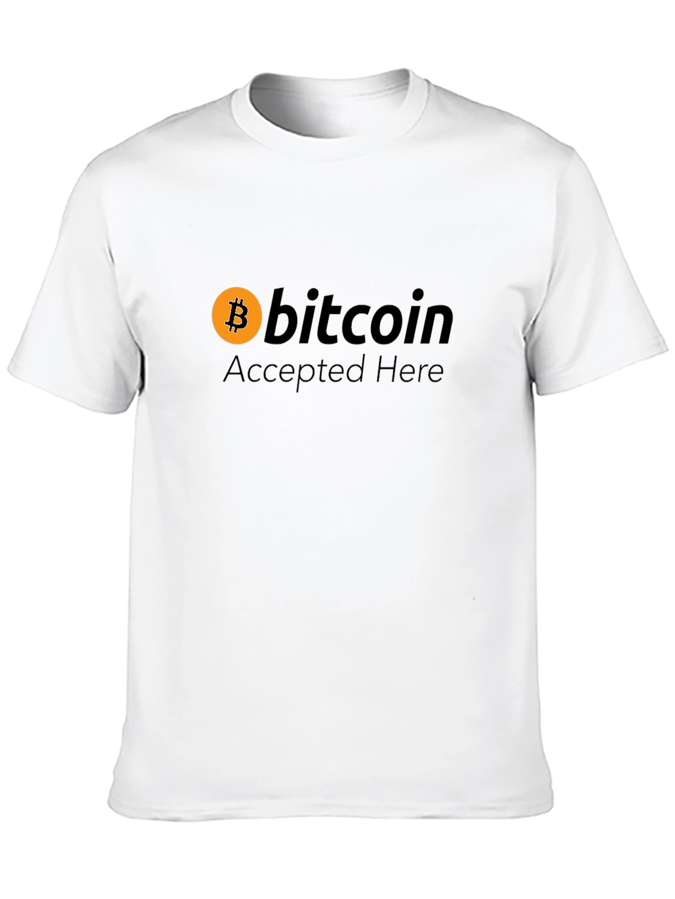 Bitcoin Accepted Here Graphic T-Shirt - Crypto Tee