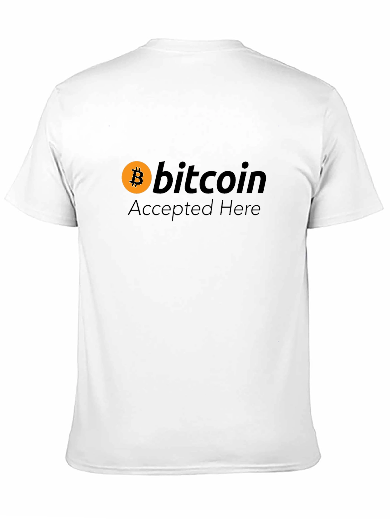 Bitcoin Accepted Here Graphic T-Shirt - Crypto Tee