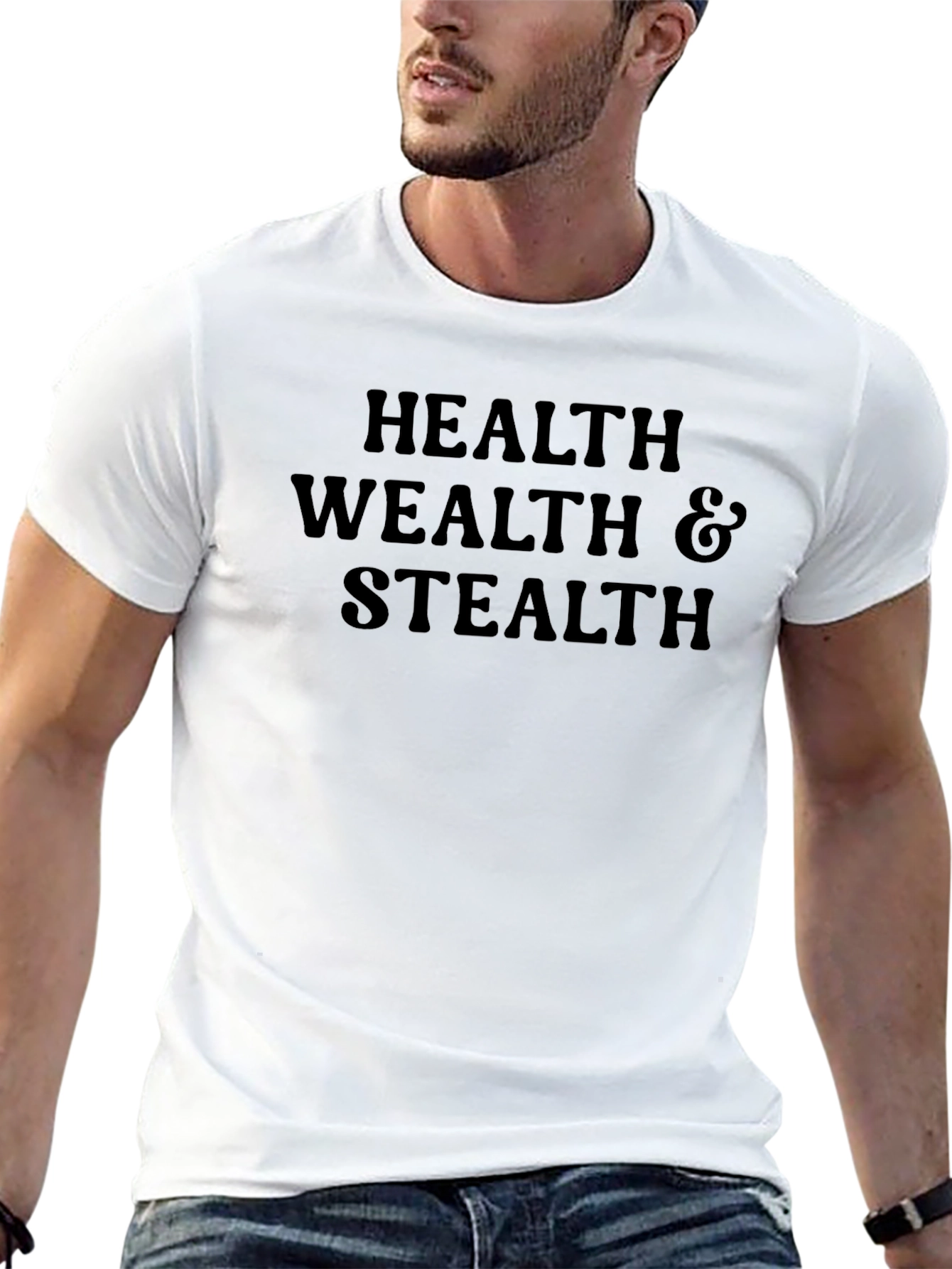 Health Wealth & Stealth Graphic Tee