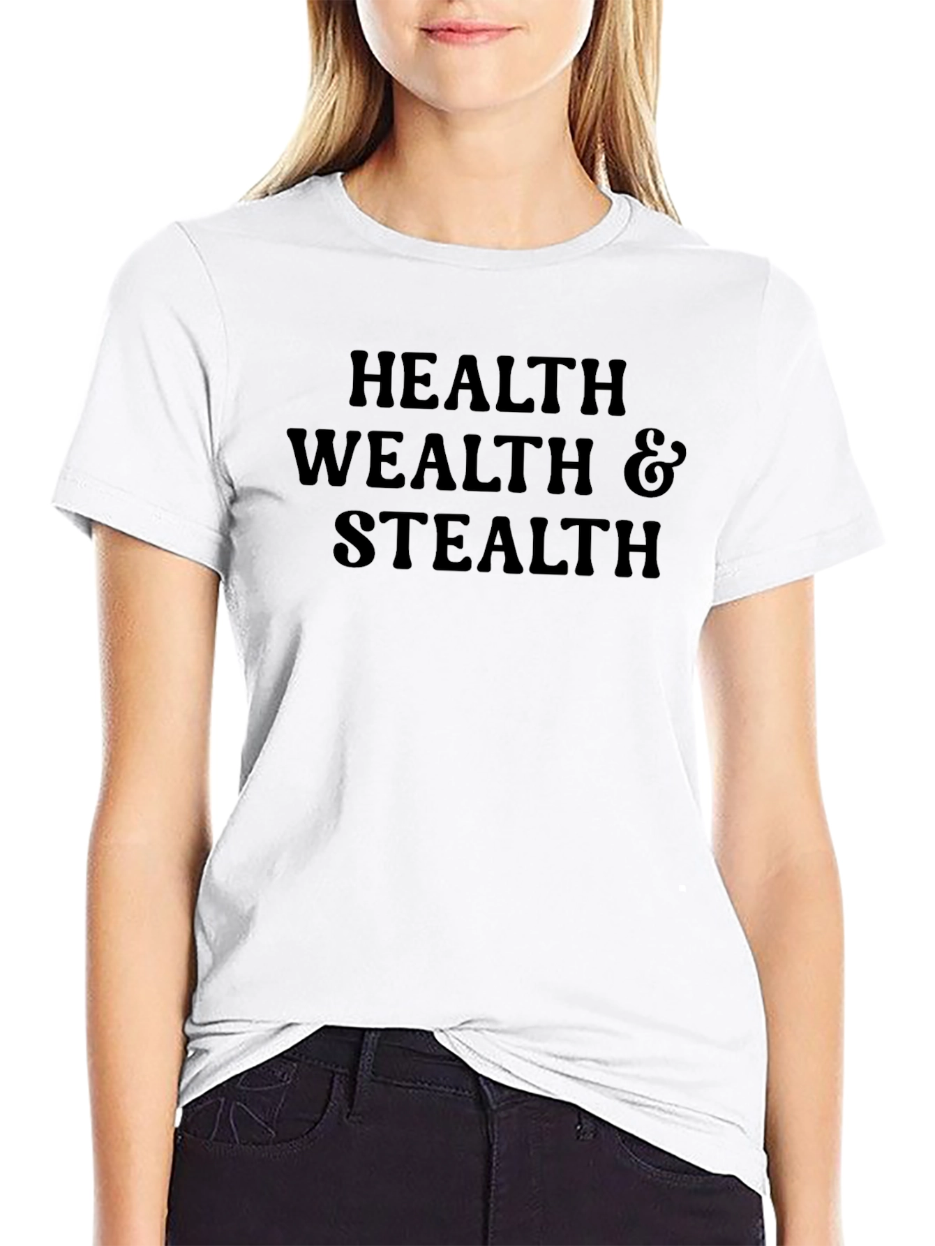 Health Wealth & Stealth Graphic Tee