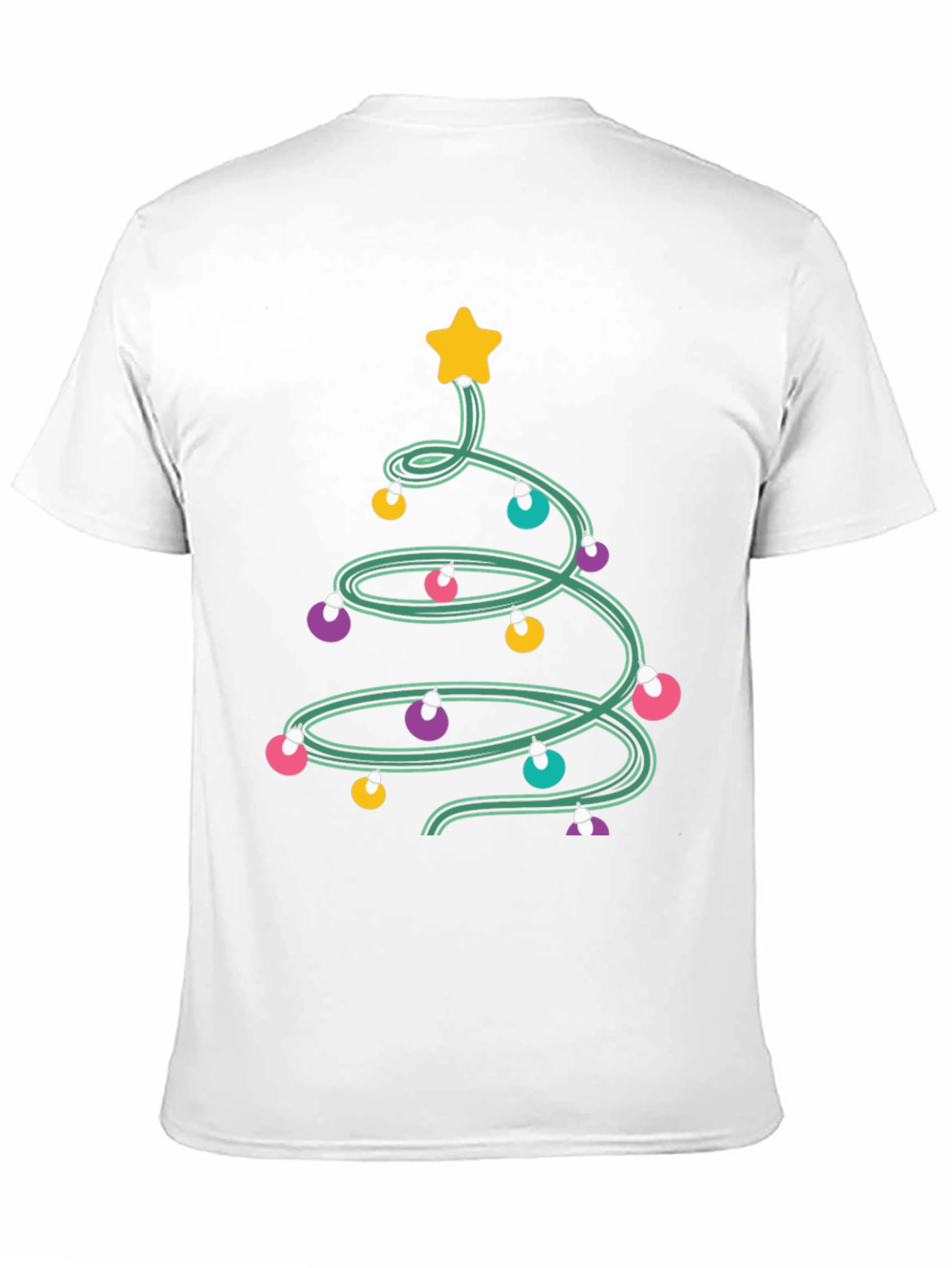 Christmas Tree Lights Graphic Tee
