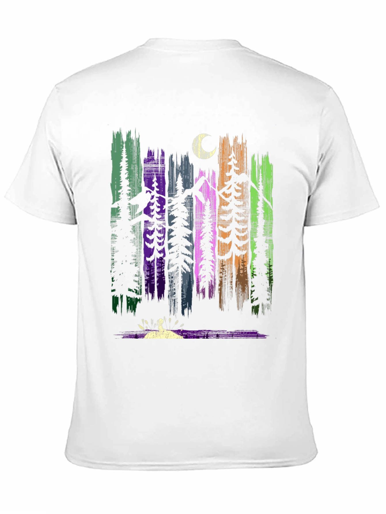 Nature Forest Moon Graphic T-Shirt