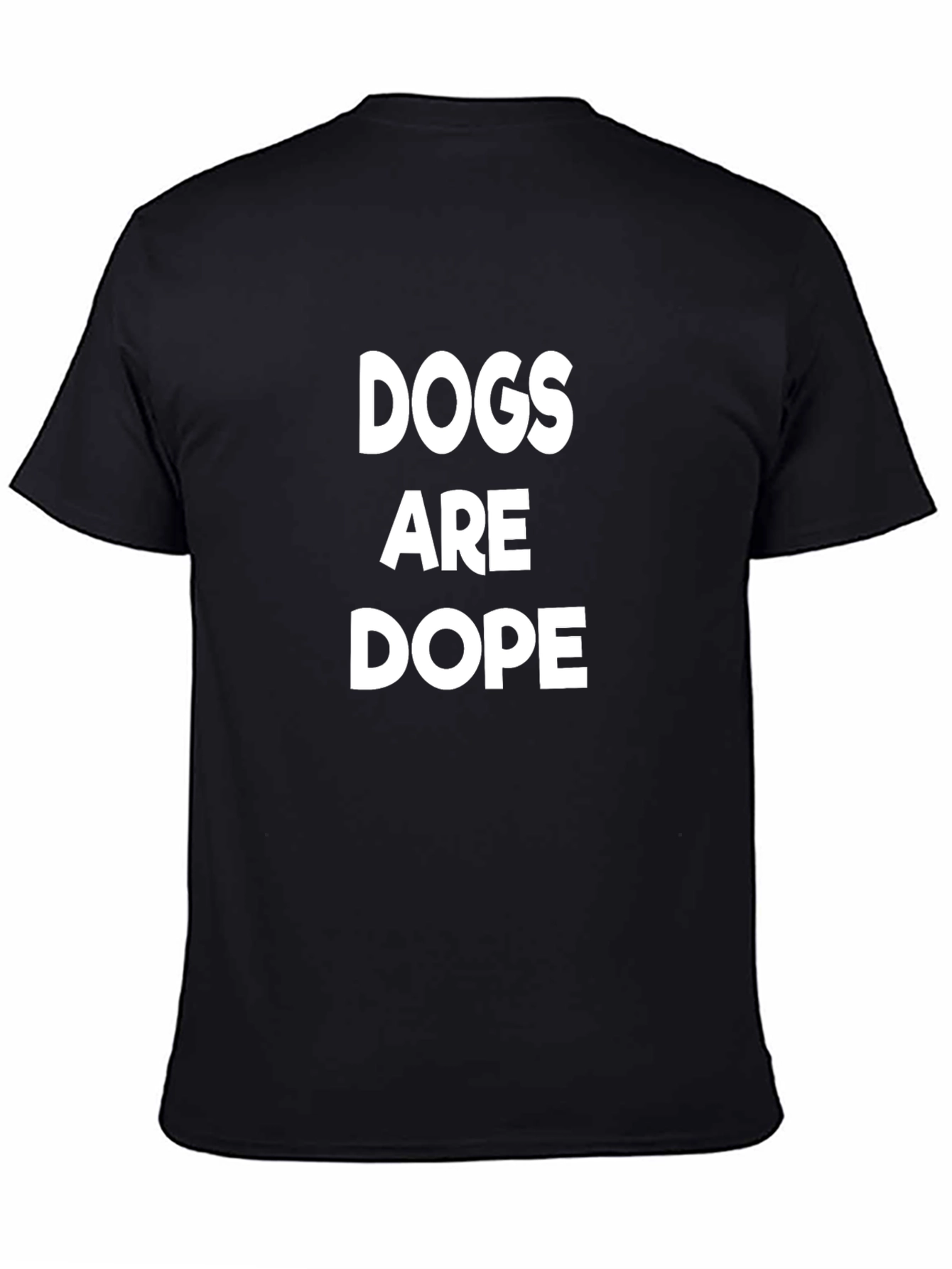 Dogs Are Dope Black Graphic Tee