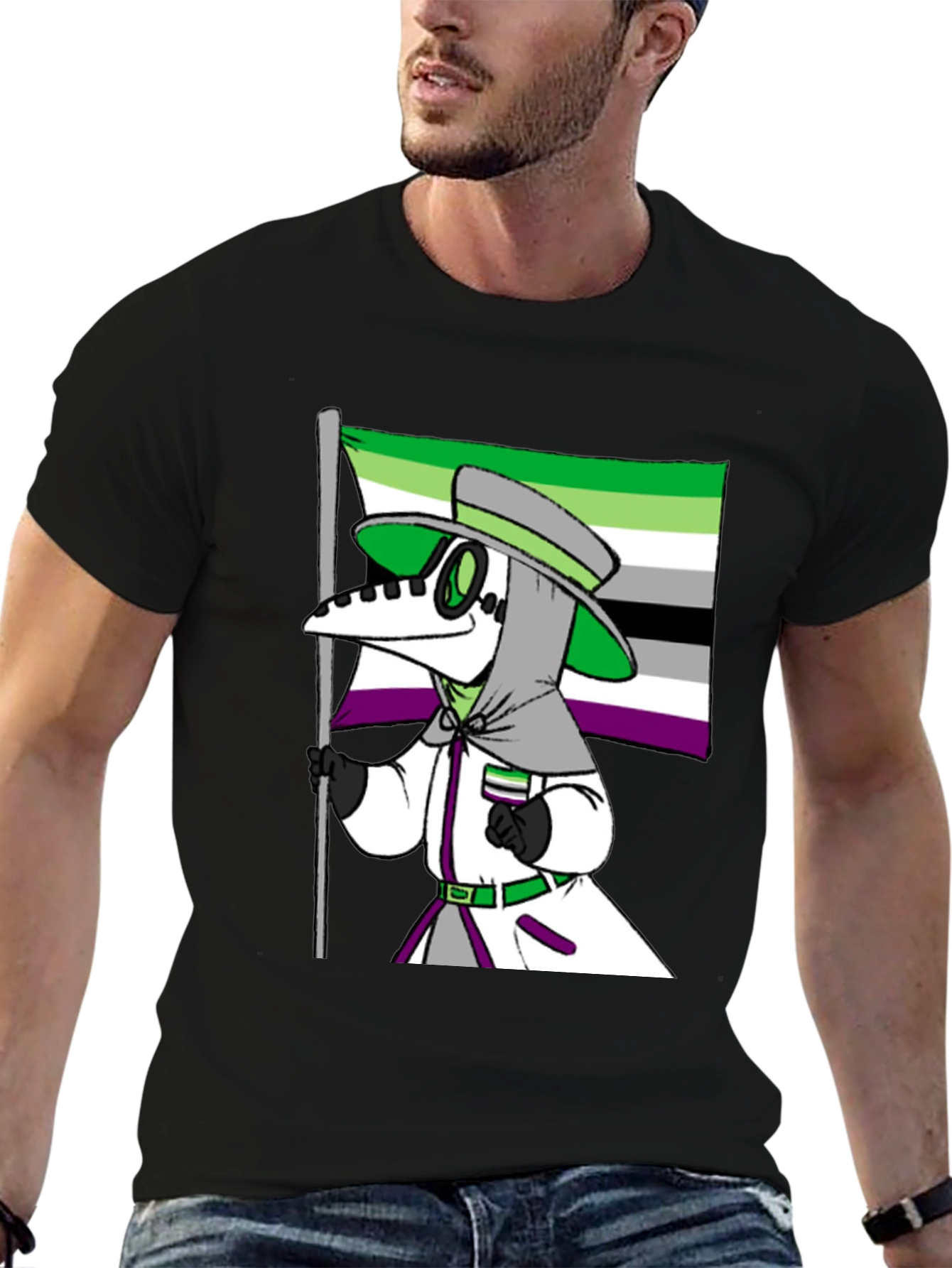 Aromantic Plague Doctor T-Shirt