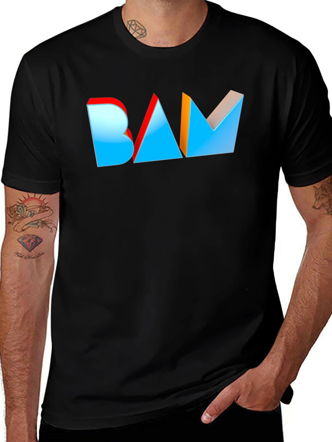 Bold BAM Graphic Tee - Short Sleeve Black