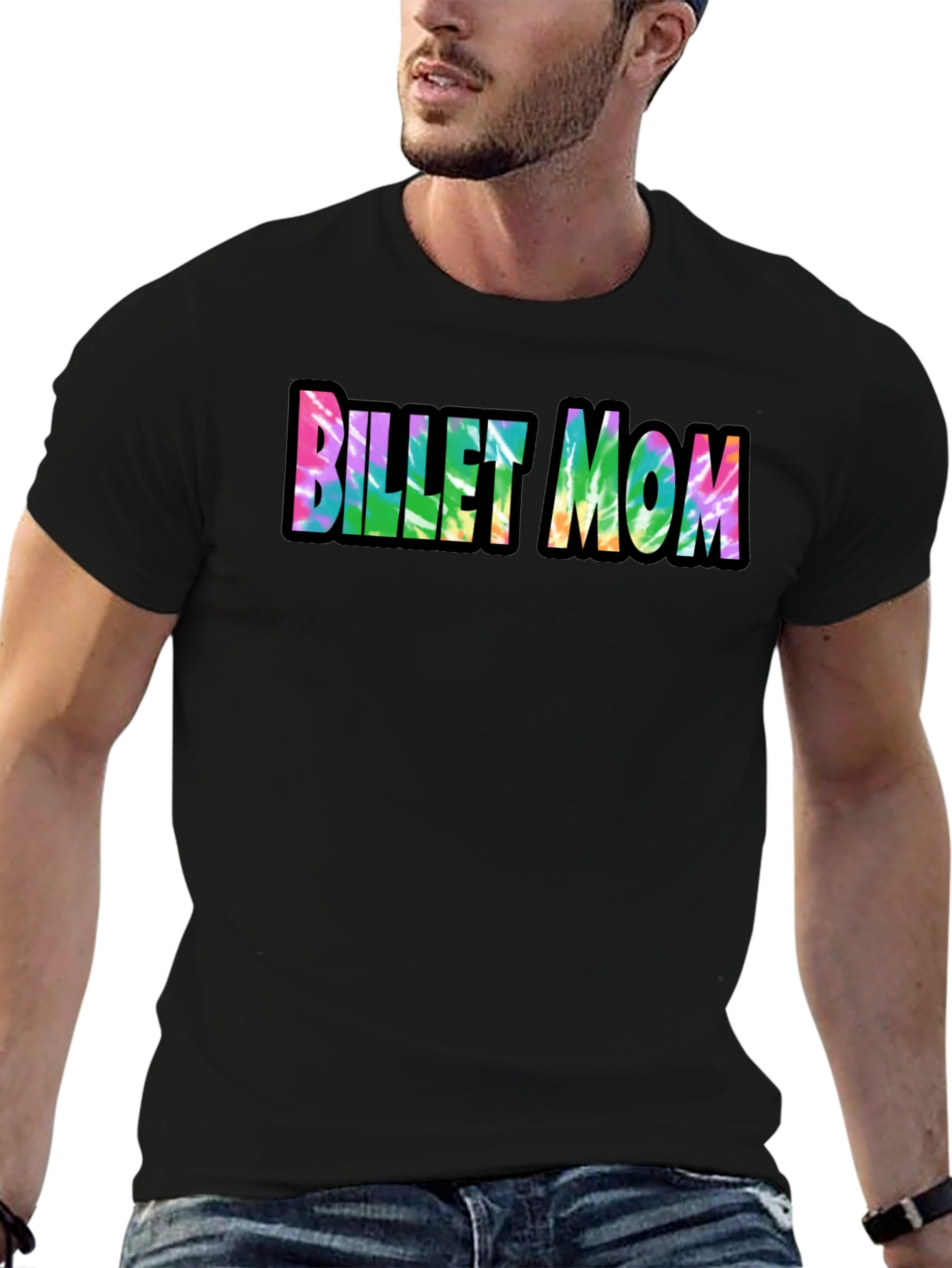 Billet Mom Tie Dye Graphic Tee