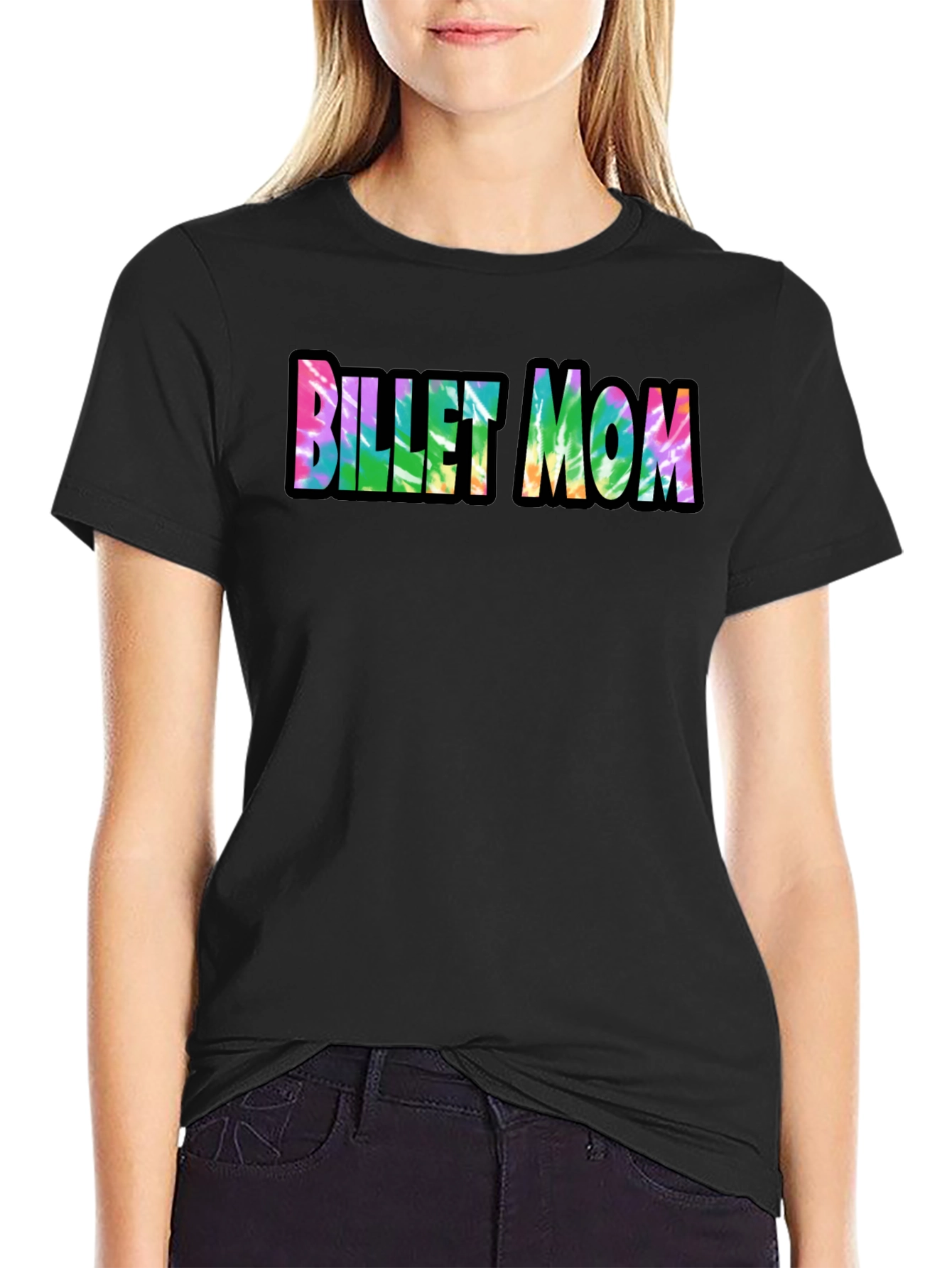 Billet Mom Tie Dye Graphic Tee