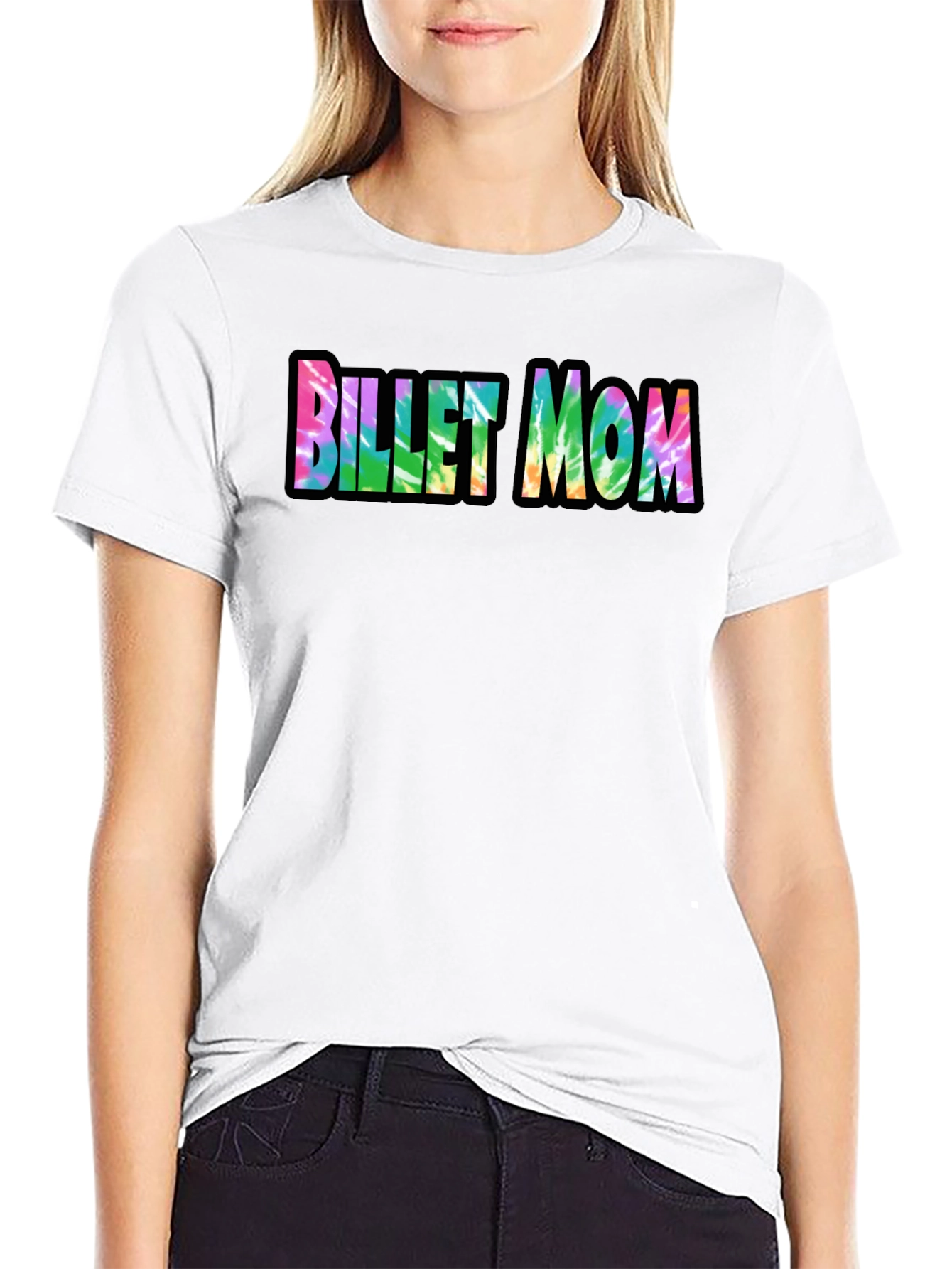 Billet Mom Tie Dye Graphic Tee