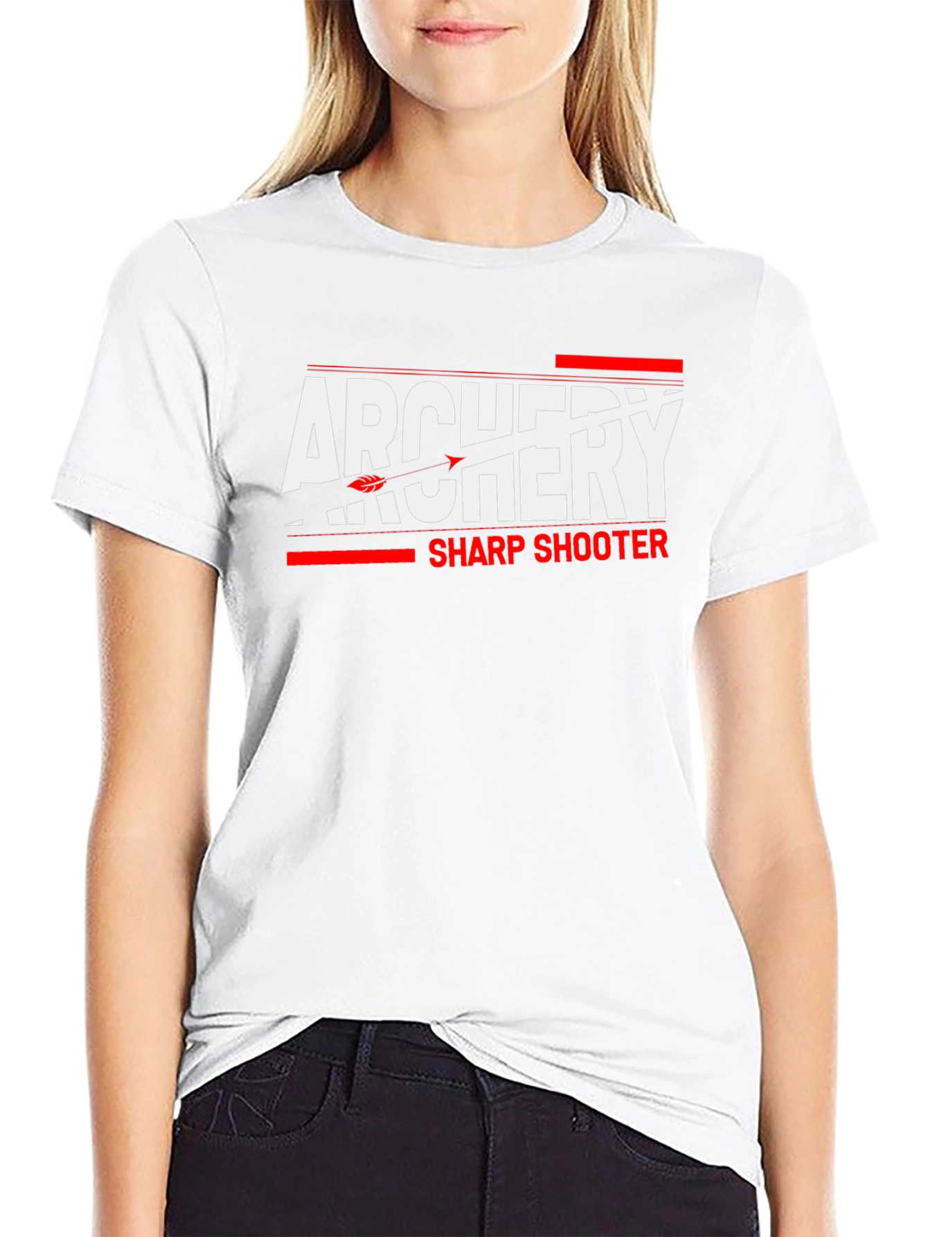 Archery Sharp Shooter Graphic Tee - Black