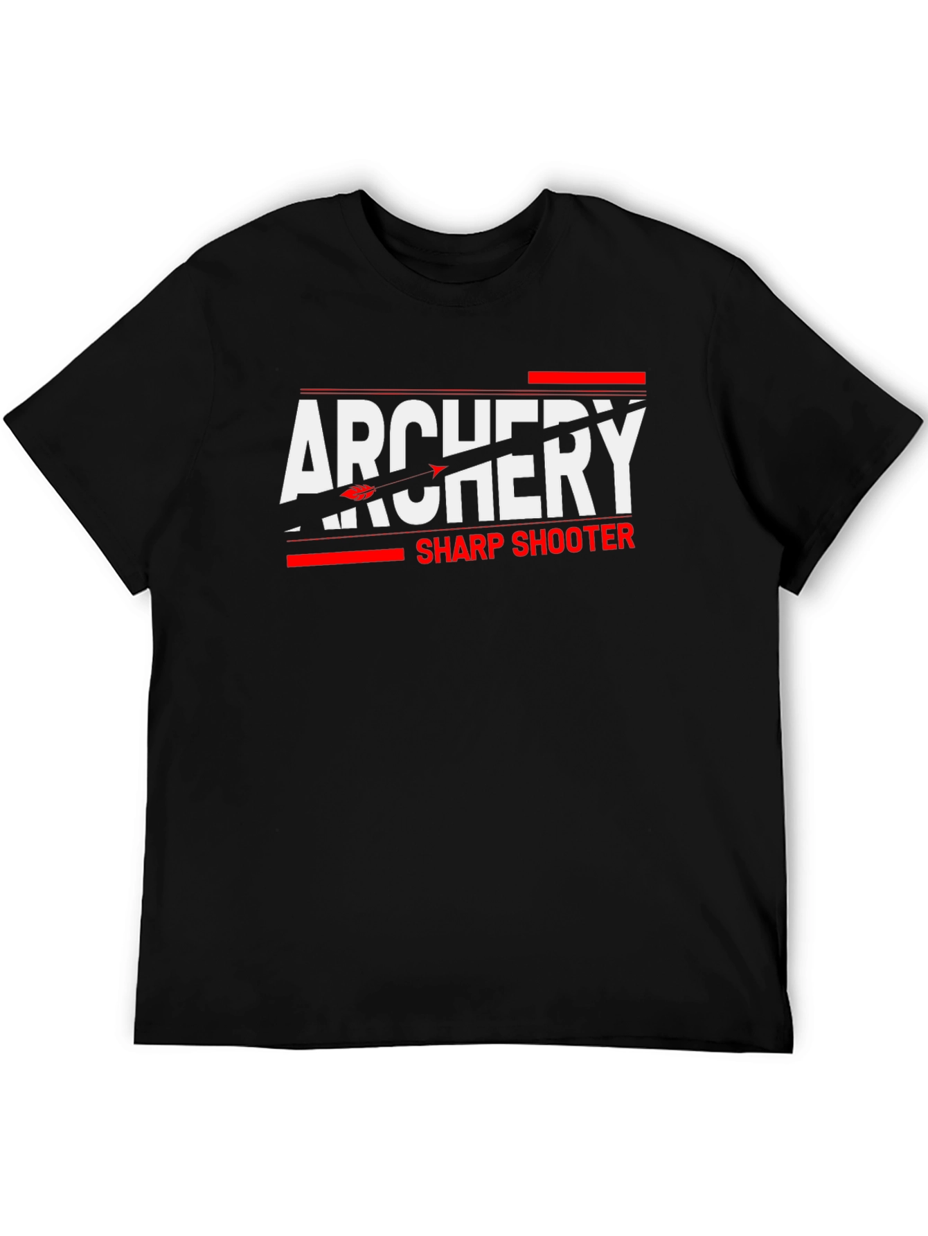 Archery Sharp Shooter Graphic Tee - Black