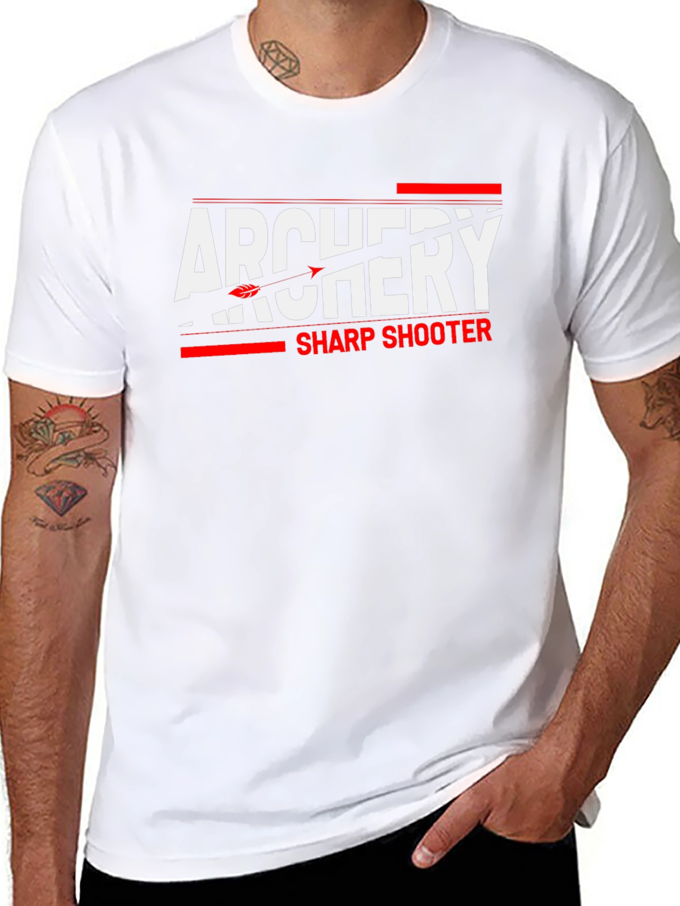 Archery Sharp Shooter Graphic Tee - Black