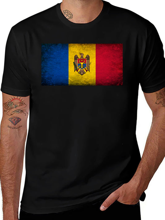 Moldova Flag Graphic T-Shirt - Stylish Patriotic Tee