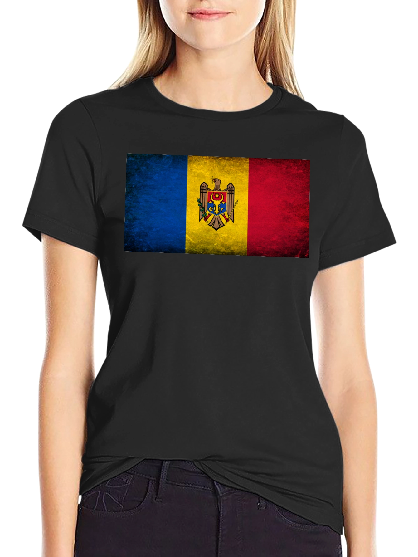 Moldova Flag Graphic T-Shirt - Stylish Patriotic Tee