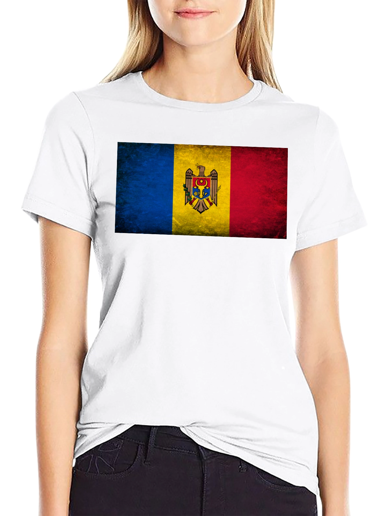 Moldova Flag Graphic T-Shirt - Stylish Patriotic Tee
