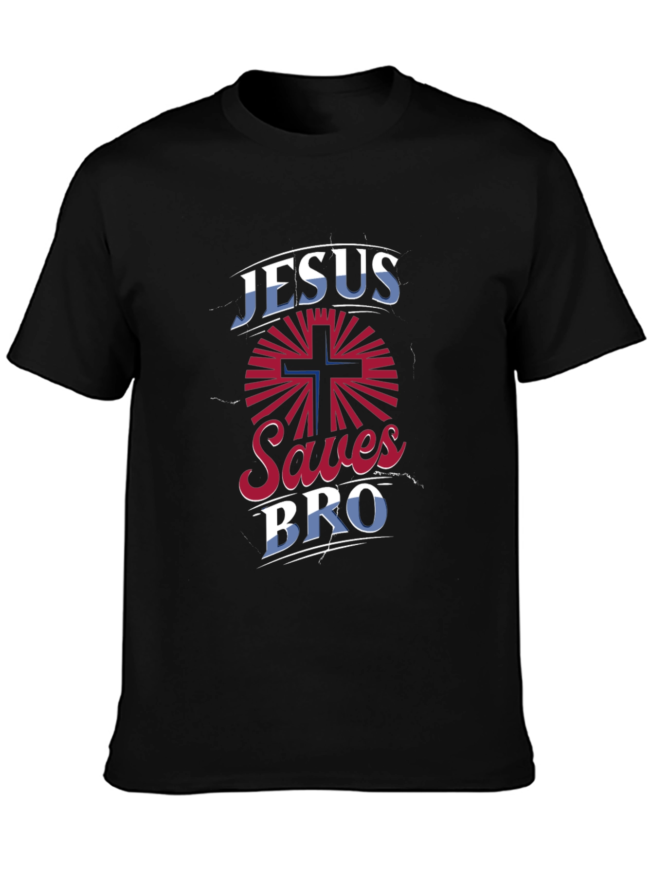 Jesus Saves Bro Graphic T-Shirt