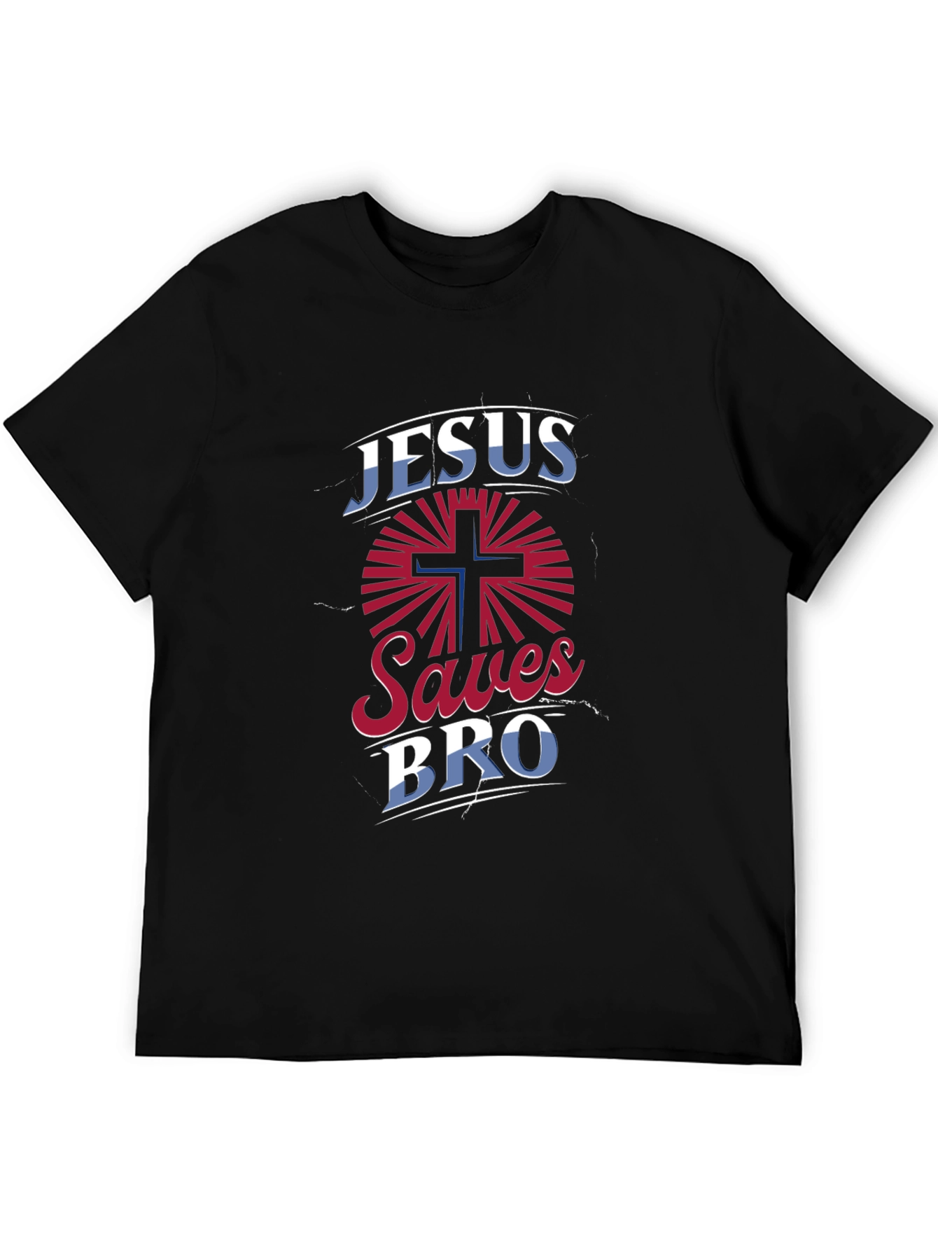 Jesus Saves Bro Graphic T-Shirt