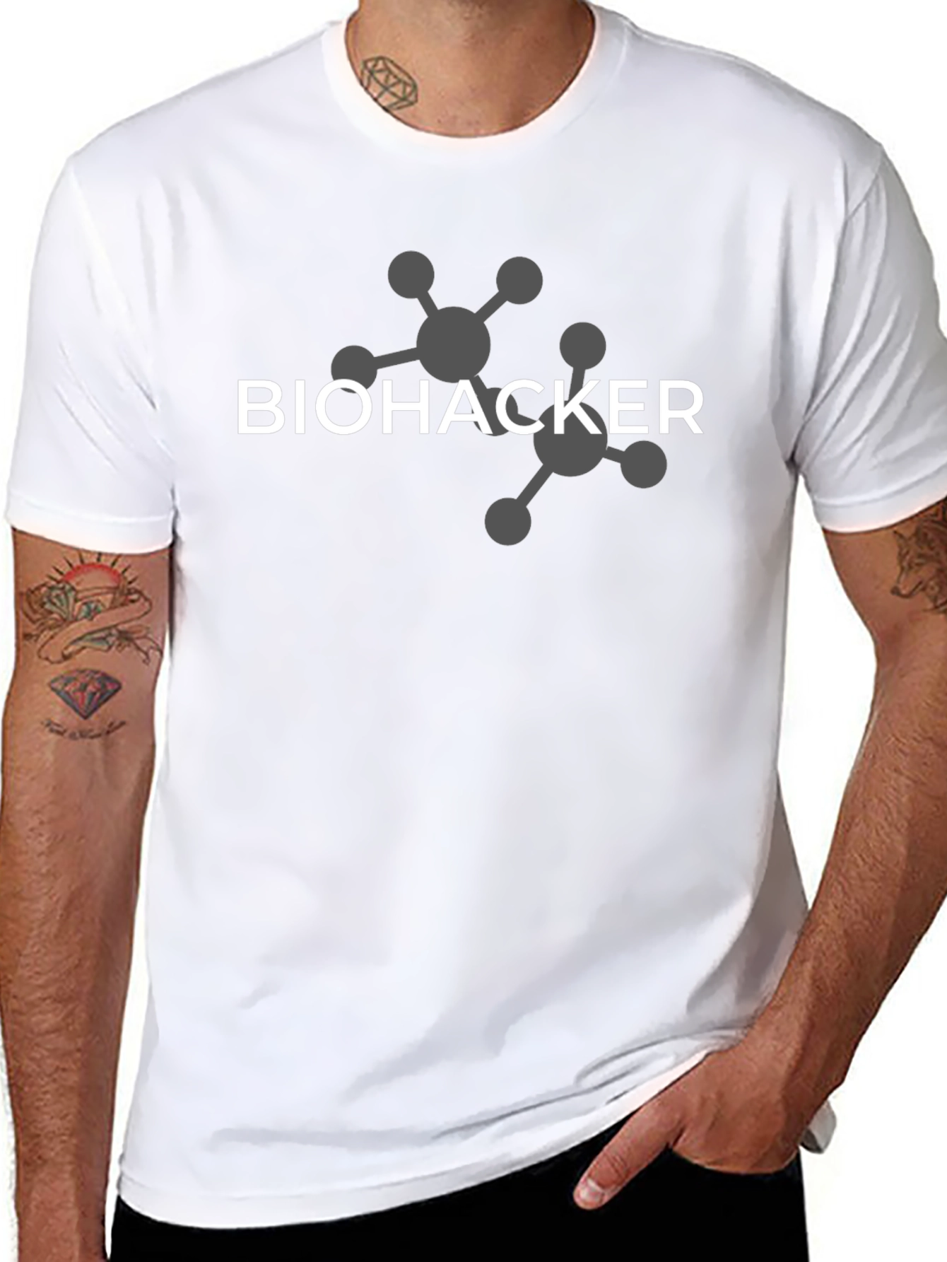 Biohacker Graphic Tee - Science Inspired Apparel