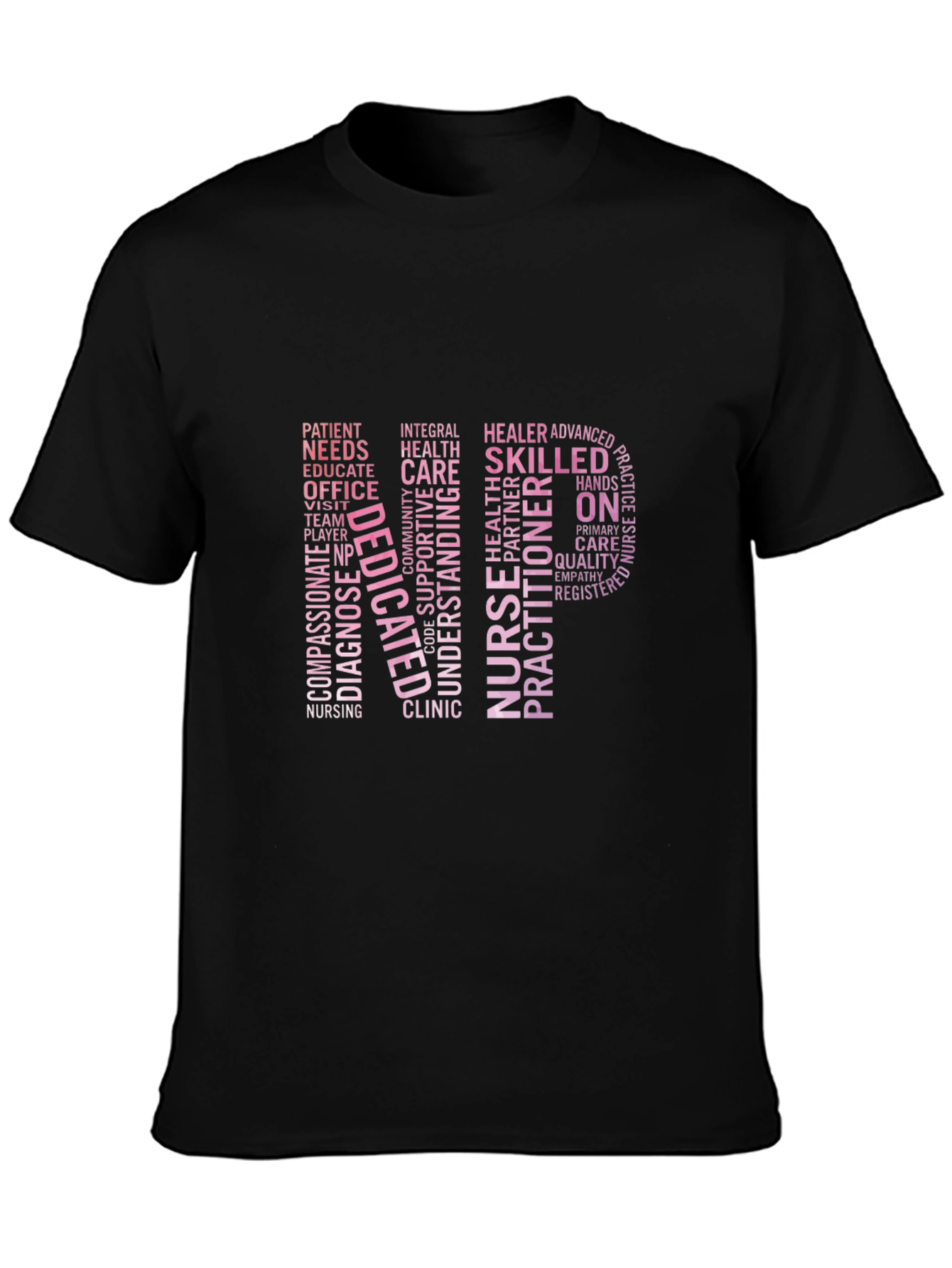 Nurse Practitioner Word Art T-Shirt