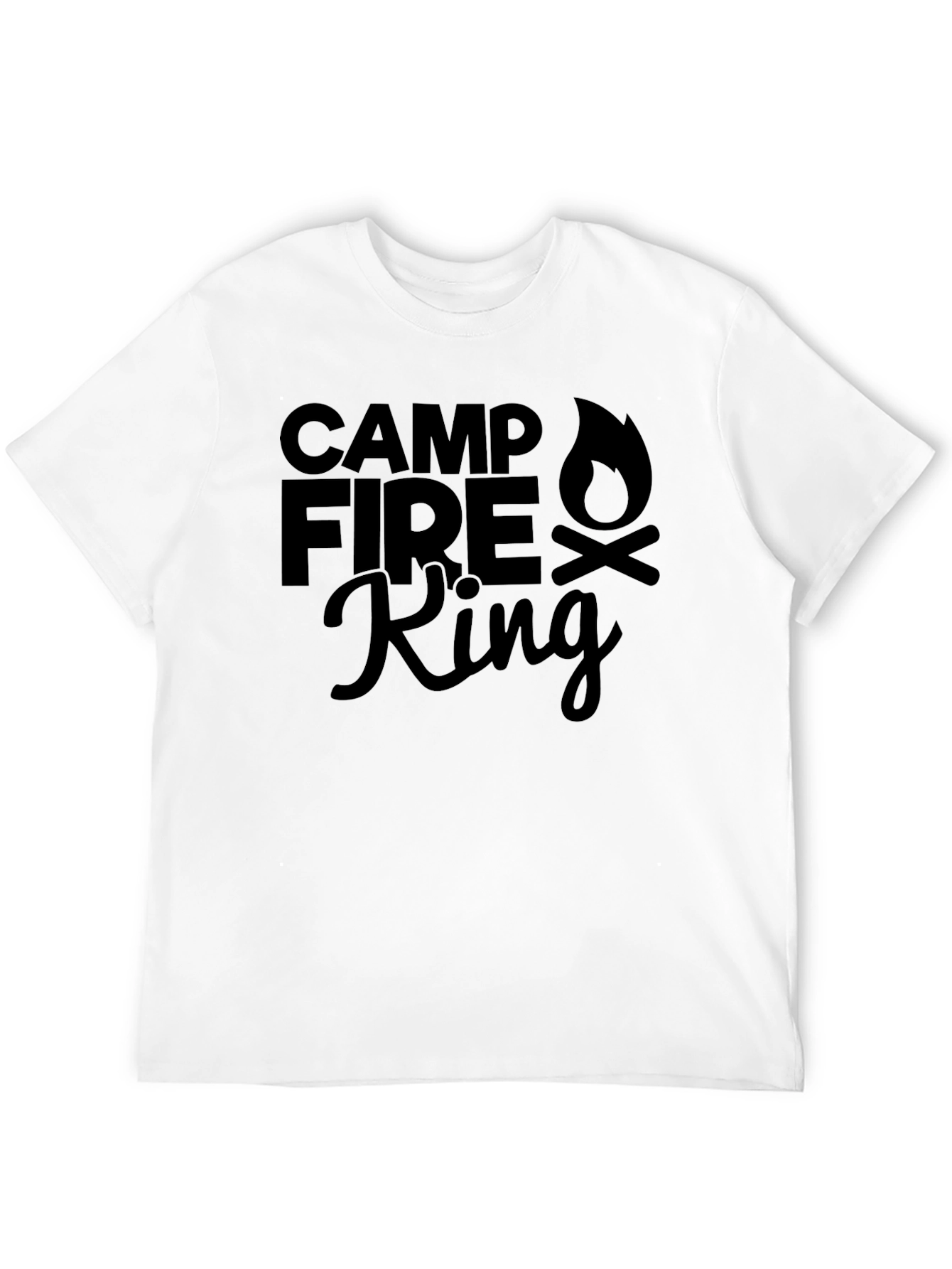 Camp Fire King T-Shirt - Outdoor Adventure Apparel