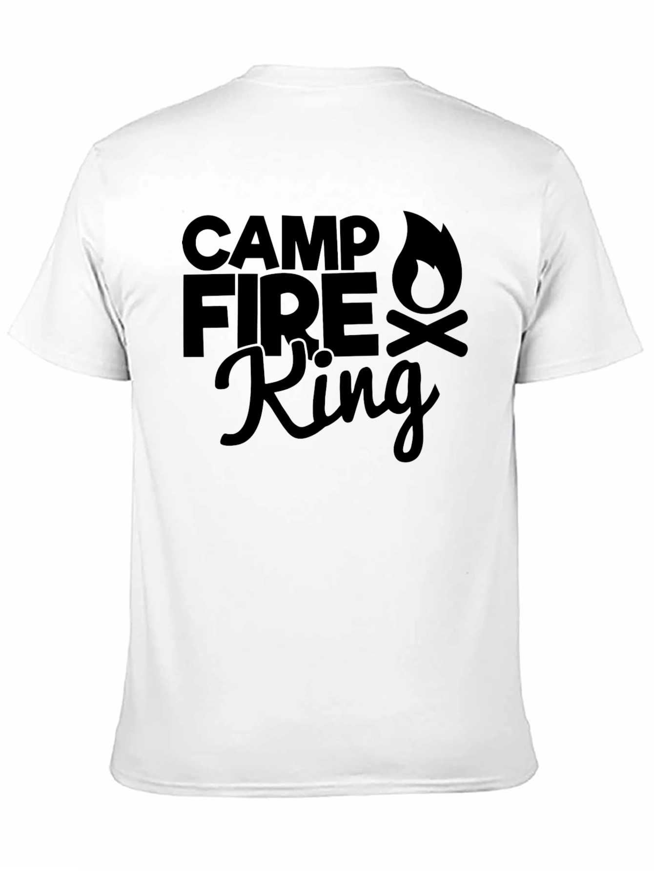 Camp Fire King T-Shirt - Outdoor Adventure Apparel