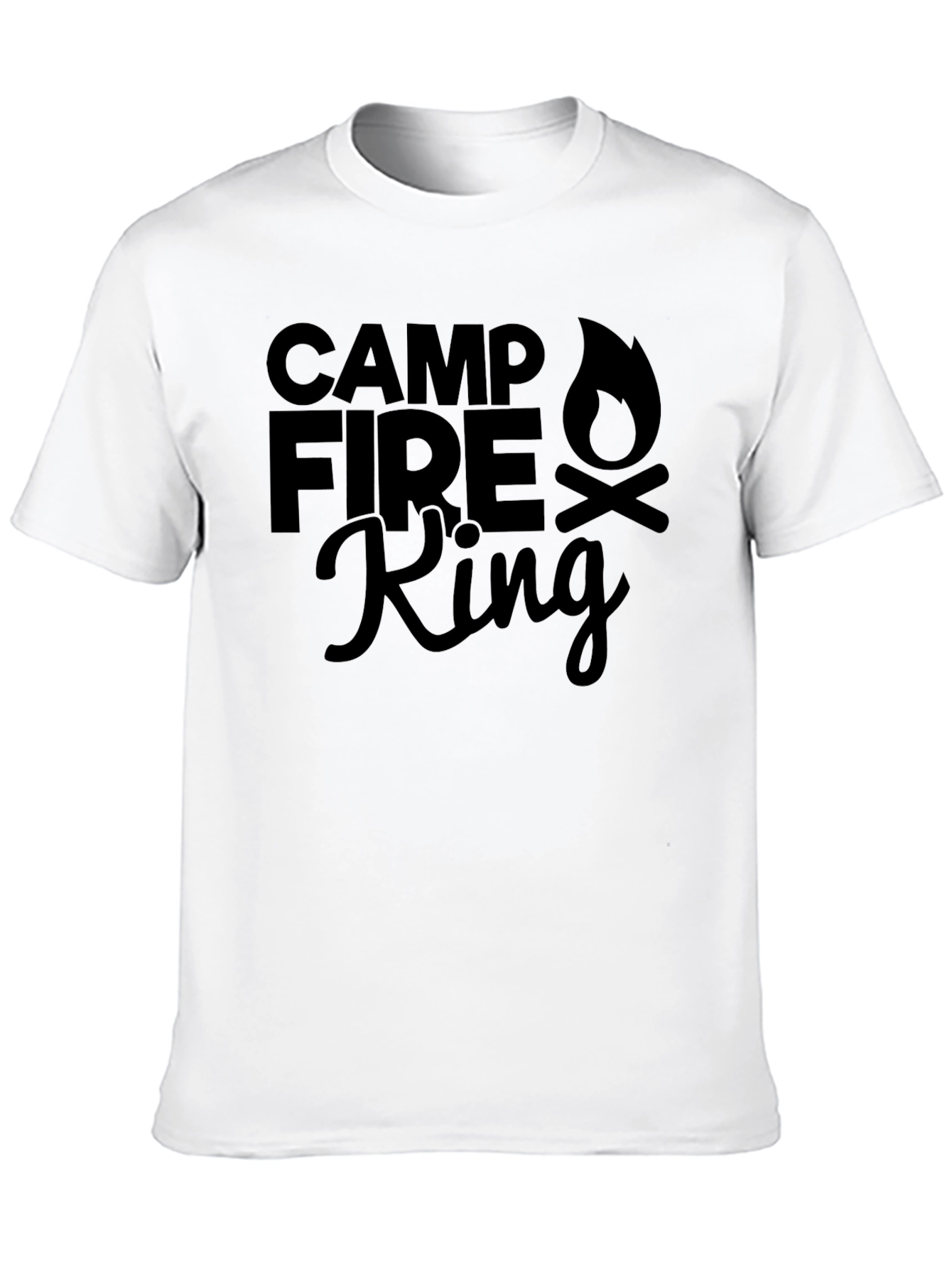 Camp Fire King T-Shirt - Outdoor Adventure Apparel