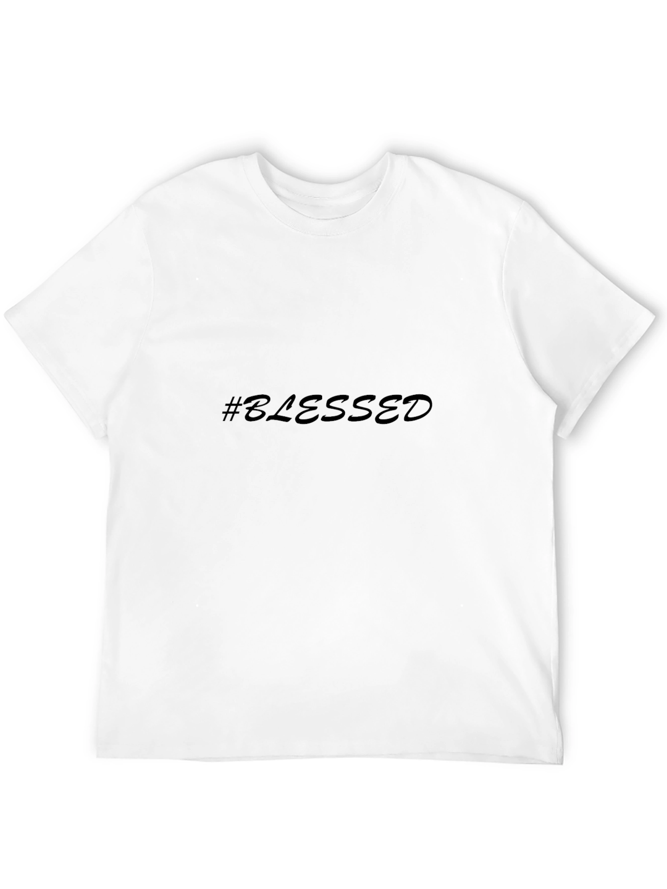 #Blessed Black T-Shirt - Casual Style