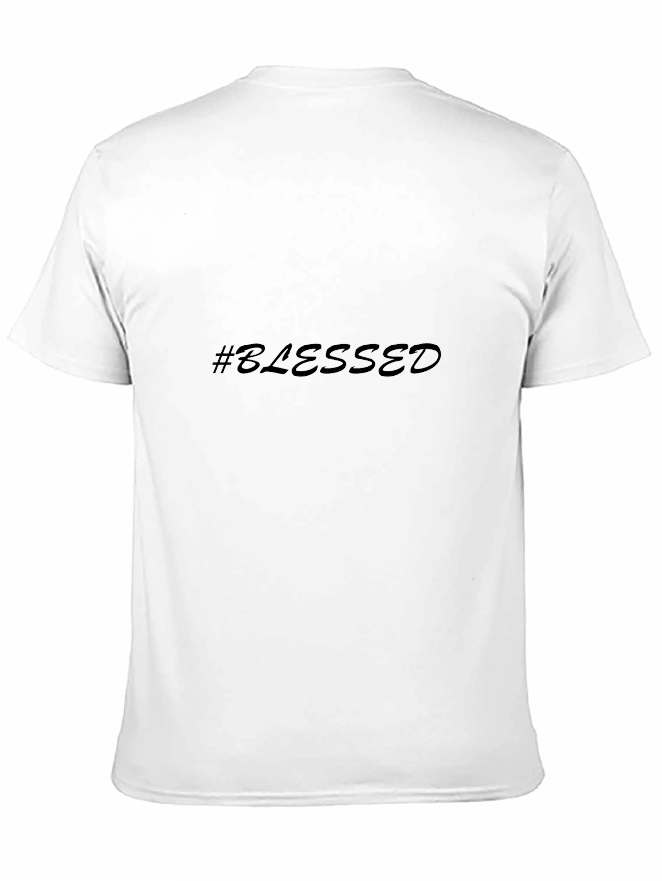 #Blessed Black T-Shirt - Casual Style
