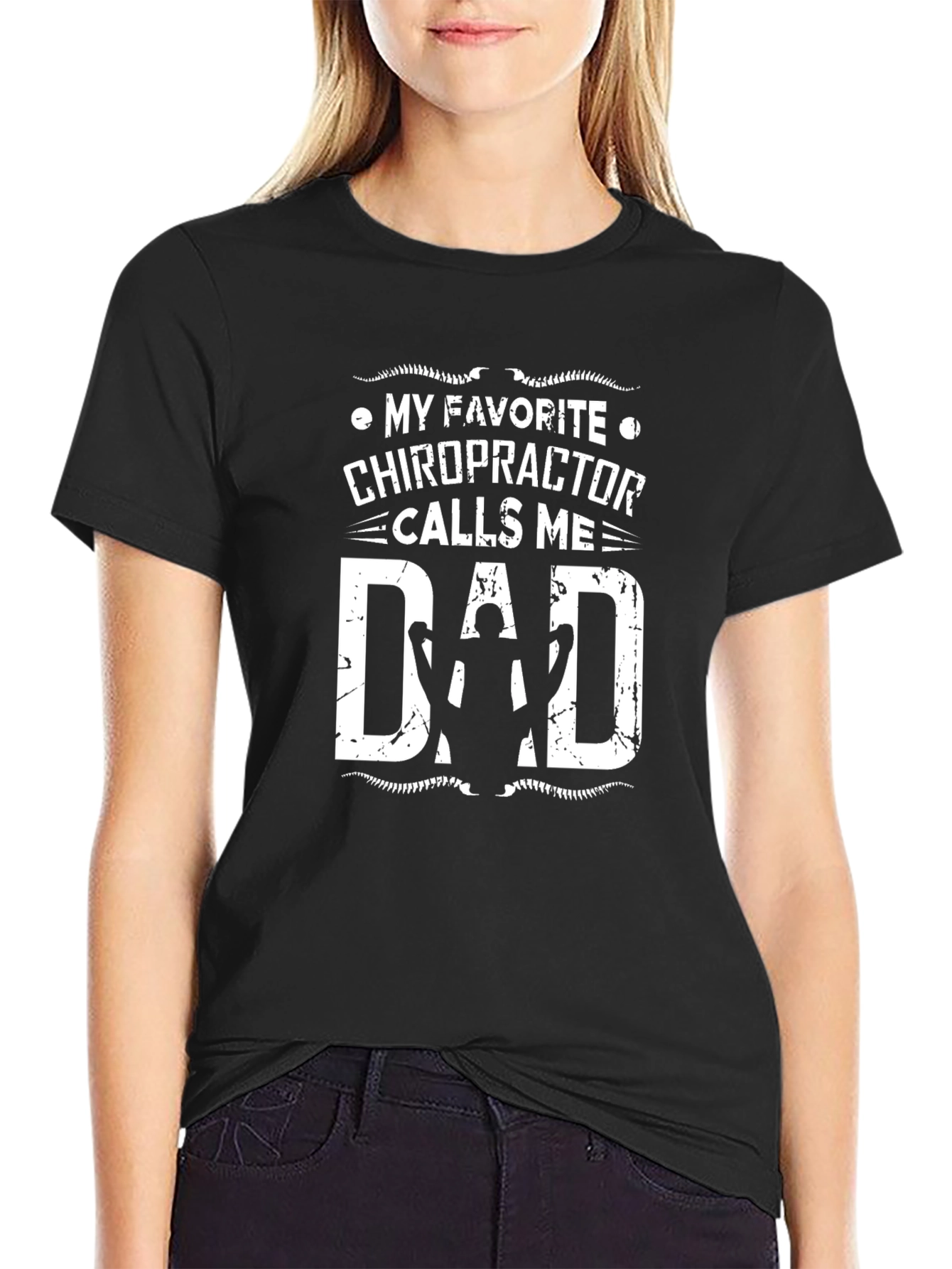 Chiropractor Dad T-Shirt - Funny Fathers Day Gift