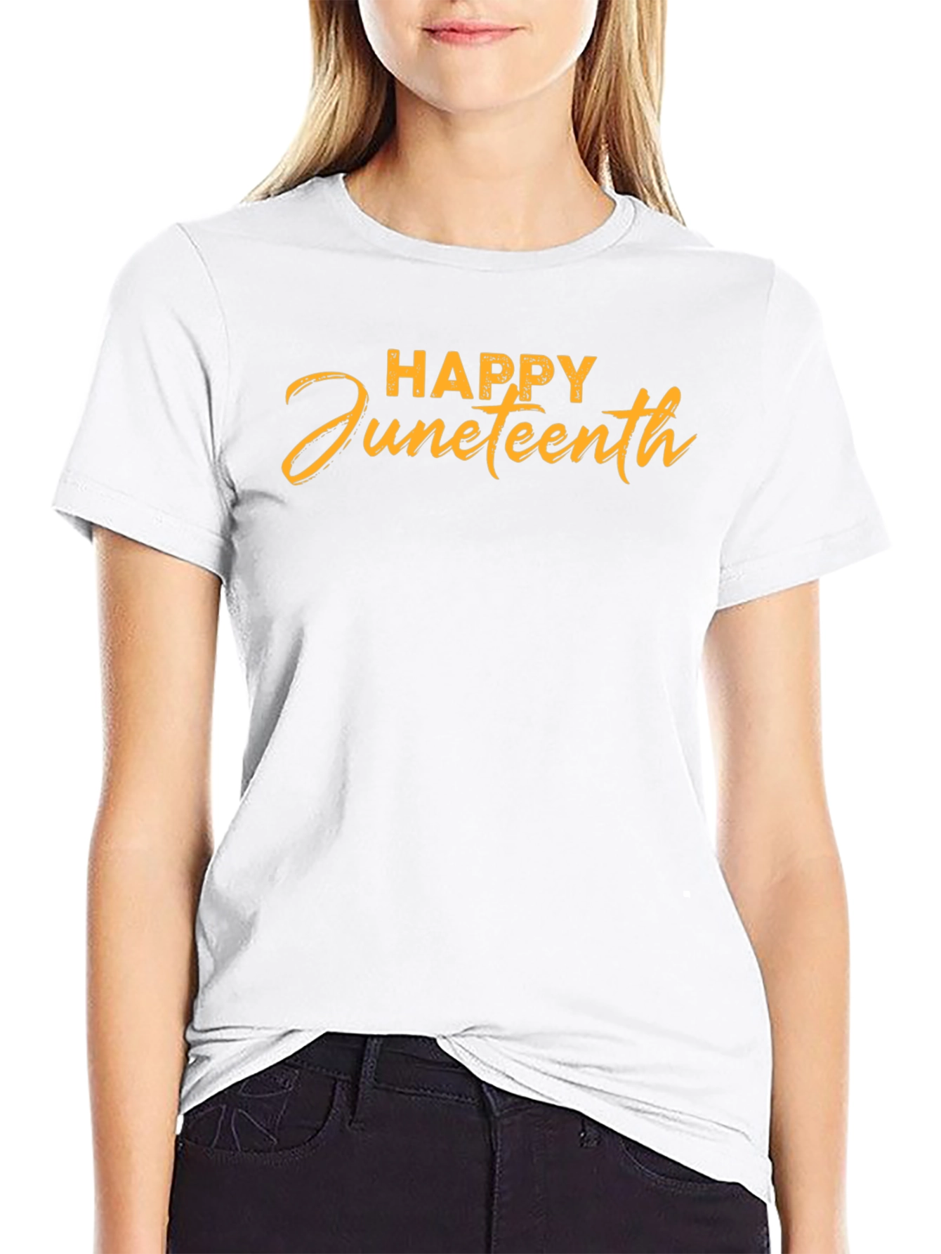Happy Juneteenth Black Graphic Tee
