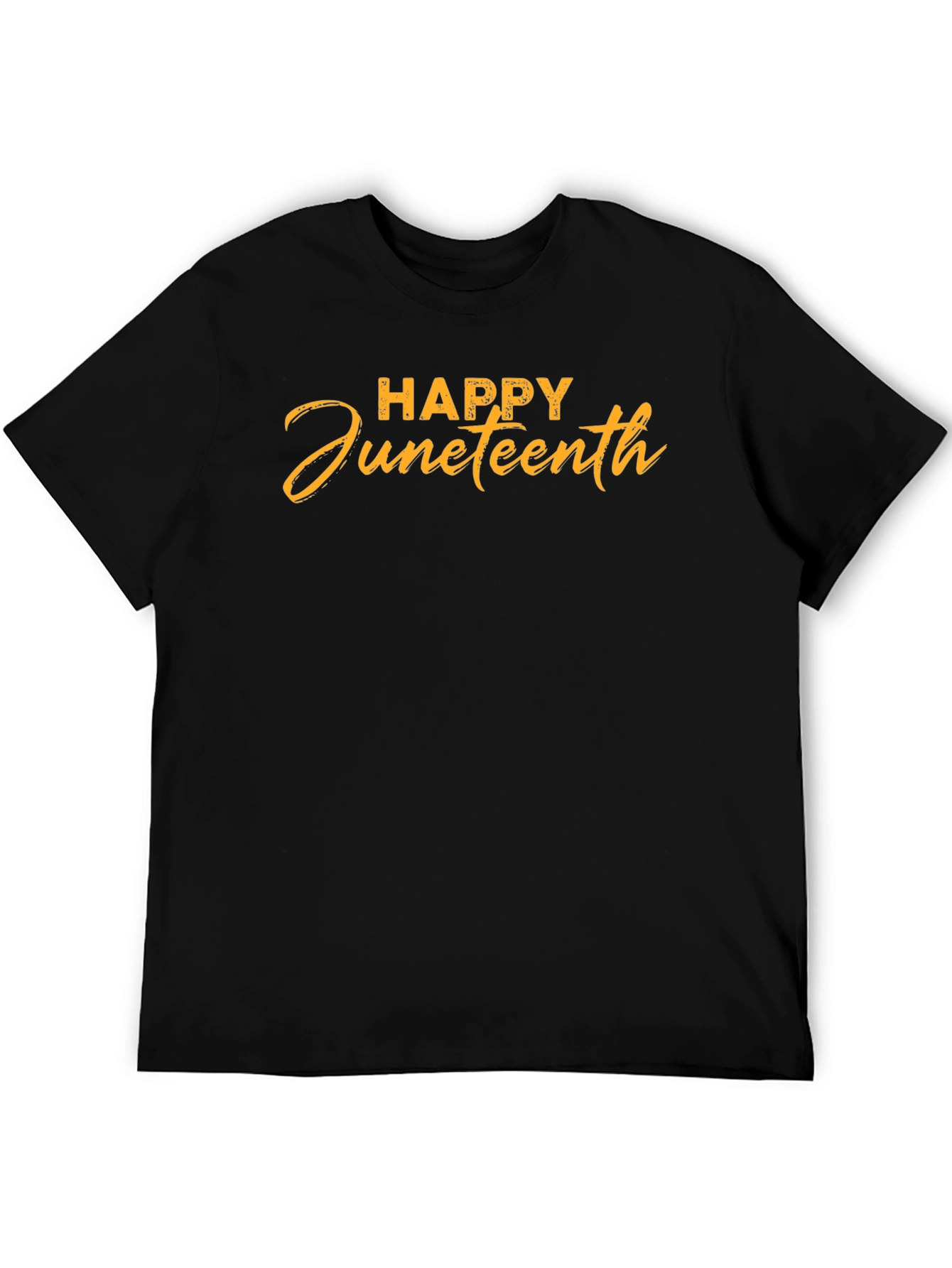 Happy Juneteenth Black Graphic Tee