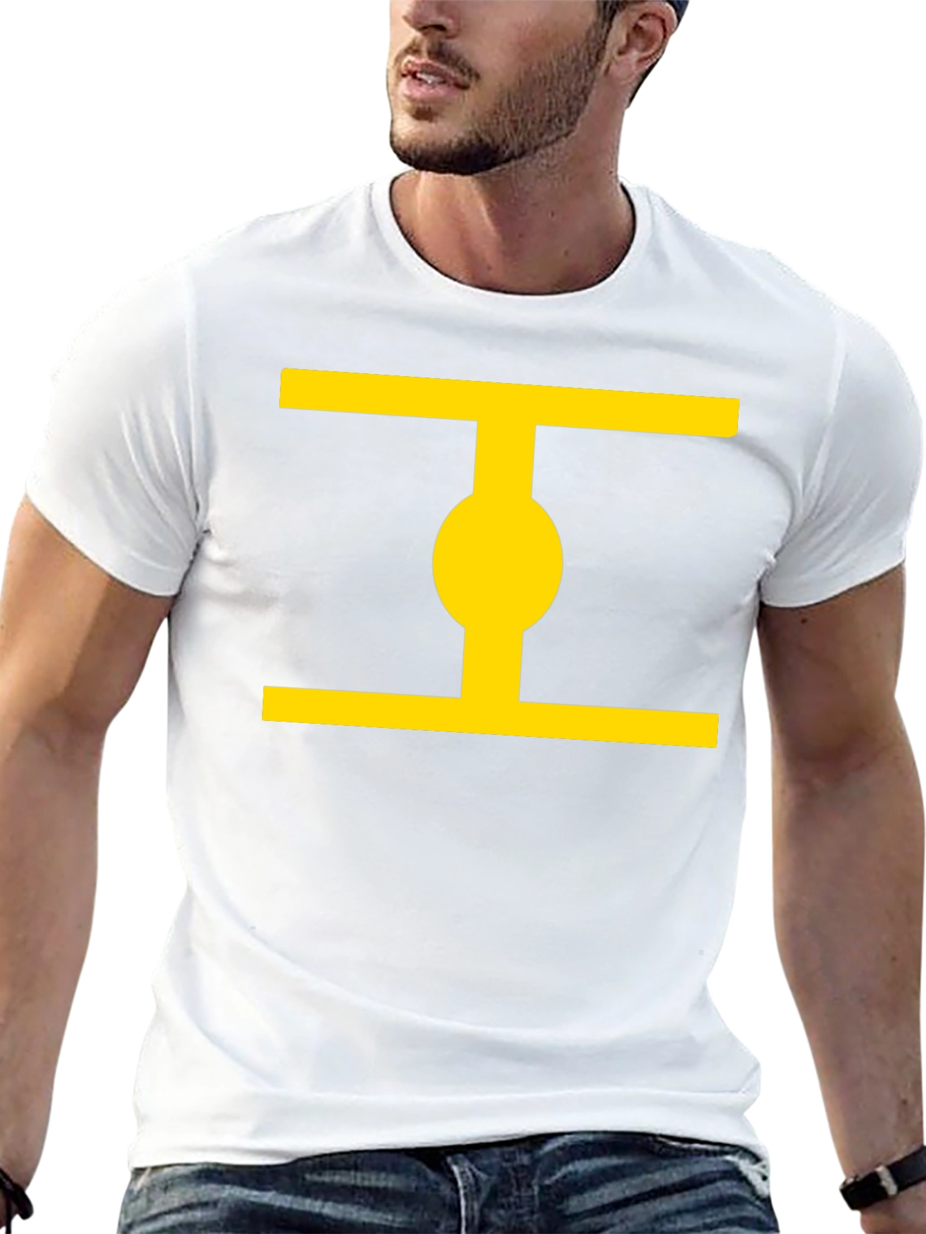 Geometric Graphic Tee - Stylish Minimalist Design