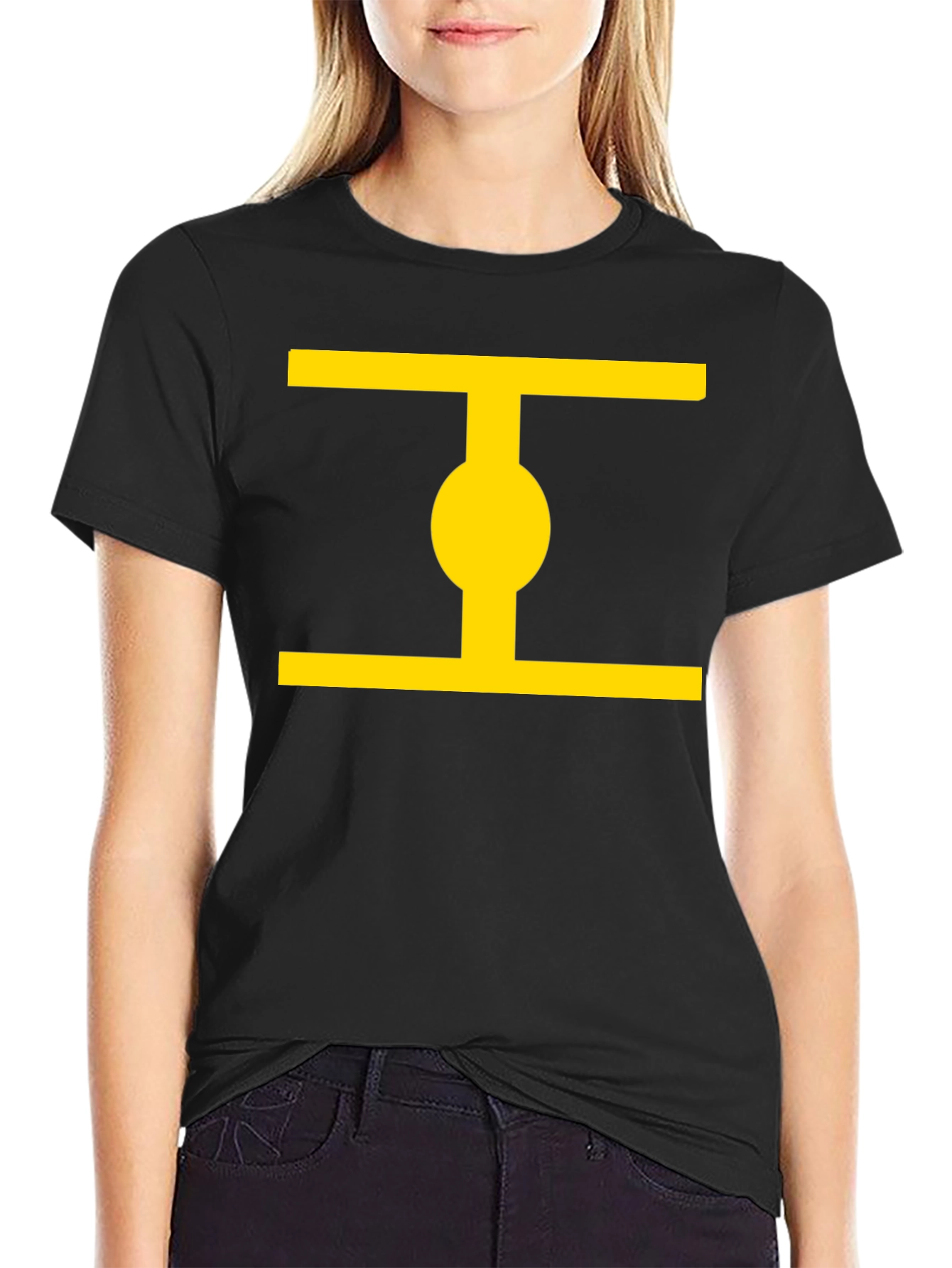 Geometric Graphic Tee - Stylish Minimalist Design