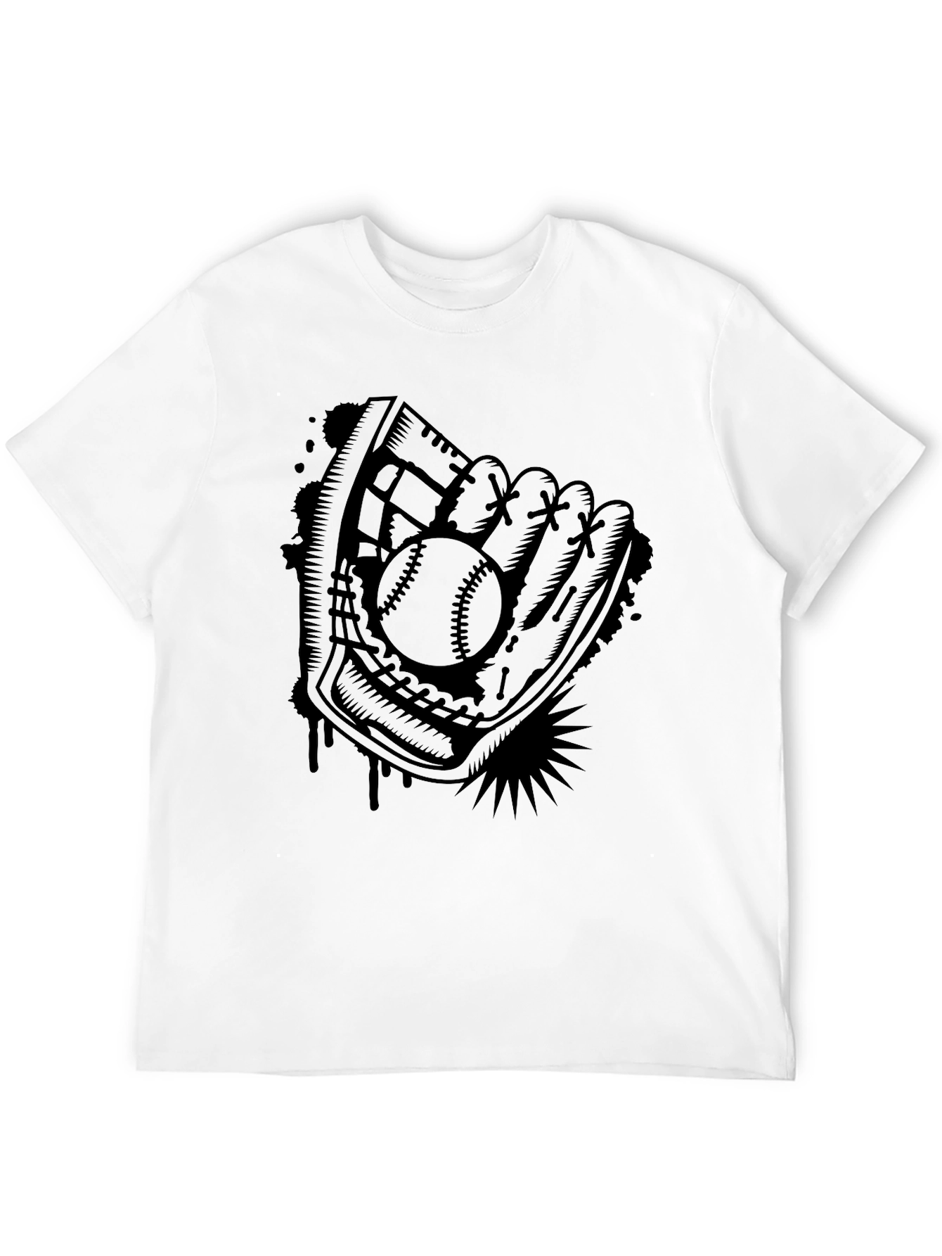 Baseball Glove Graphic T-Shirt