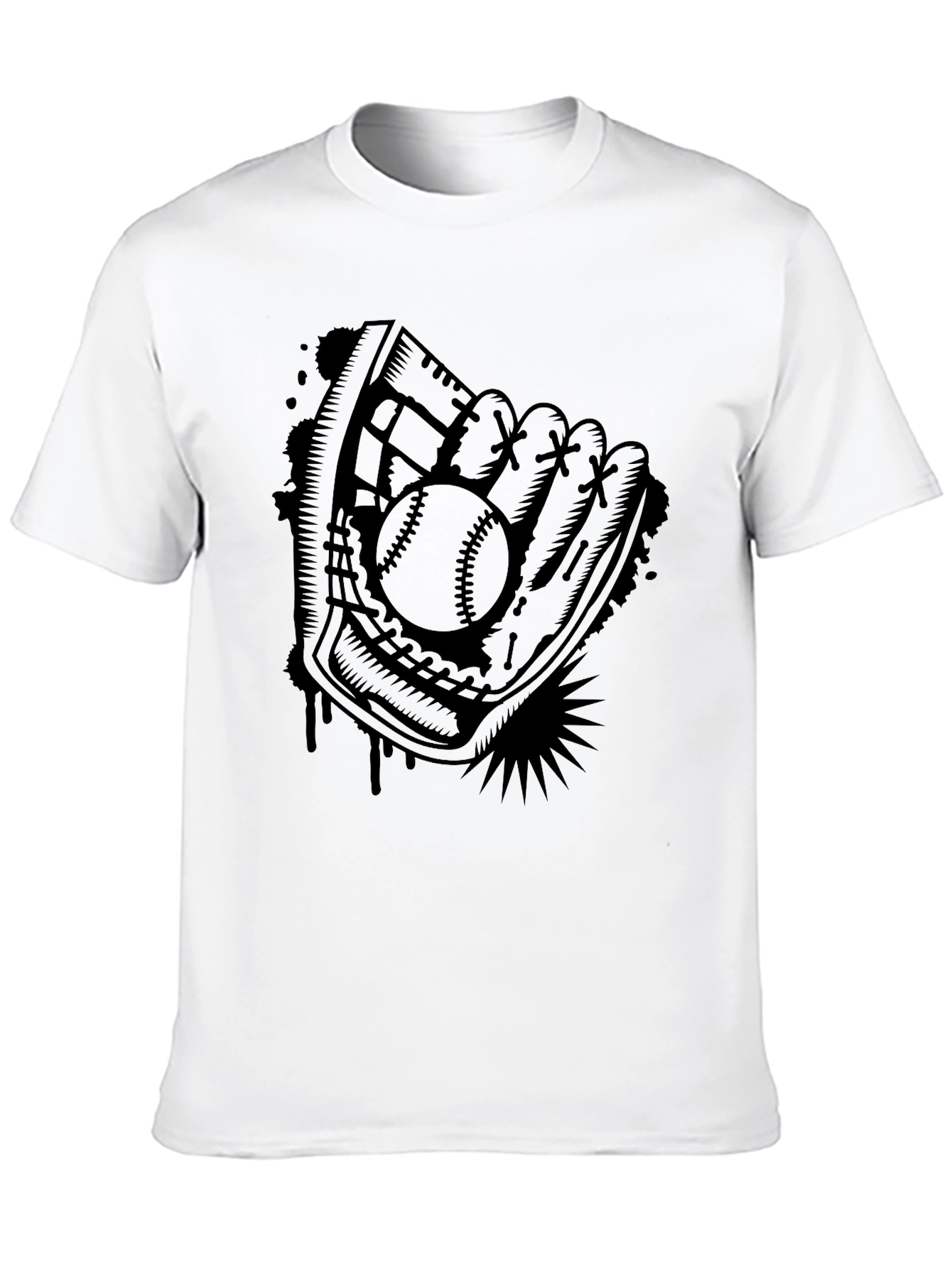 Baseball Glove Graphic T-Shirt