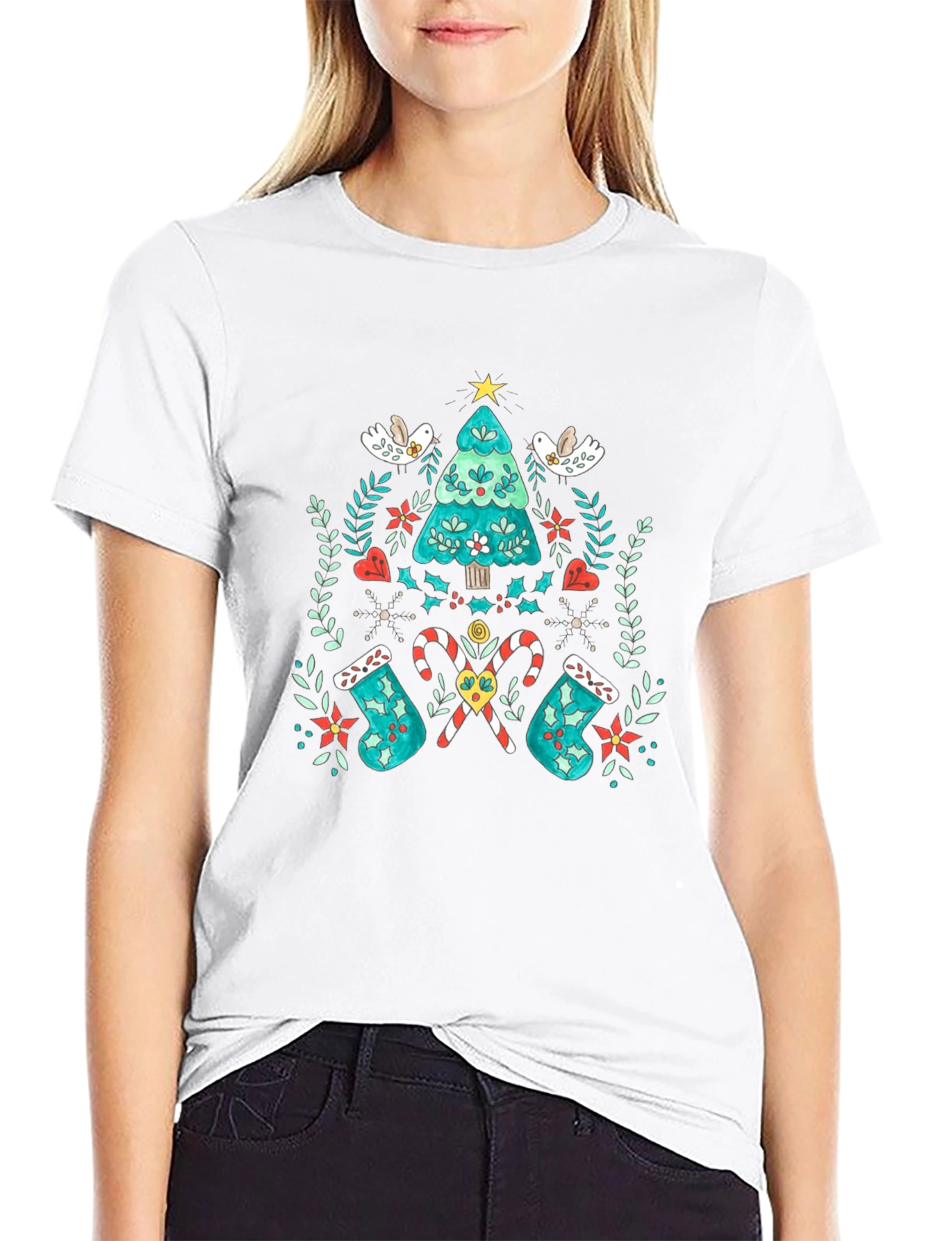 Festive Christmas Tree T-Shirt