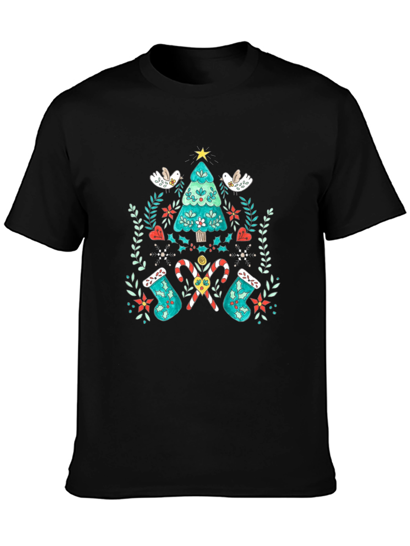 Festive Christmas Tree T-Shirt