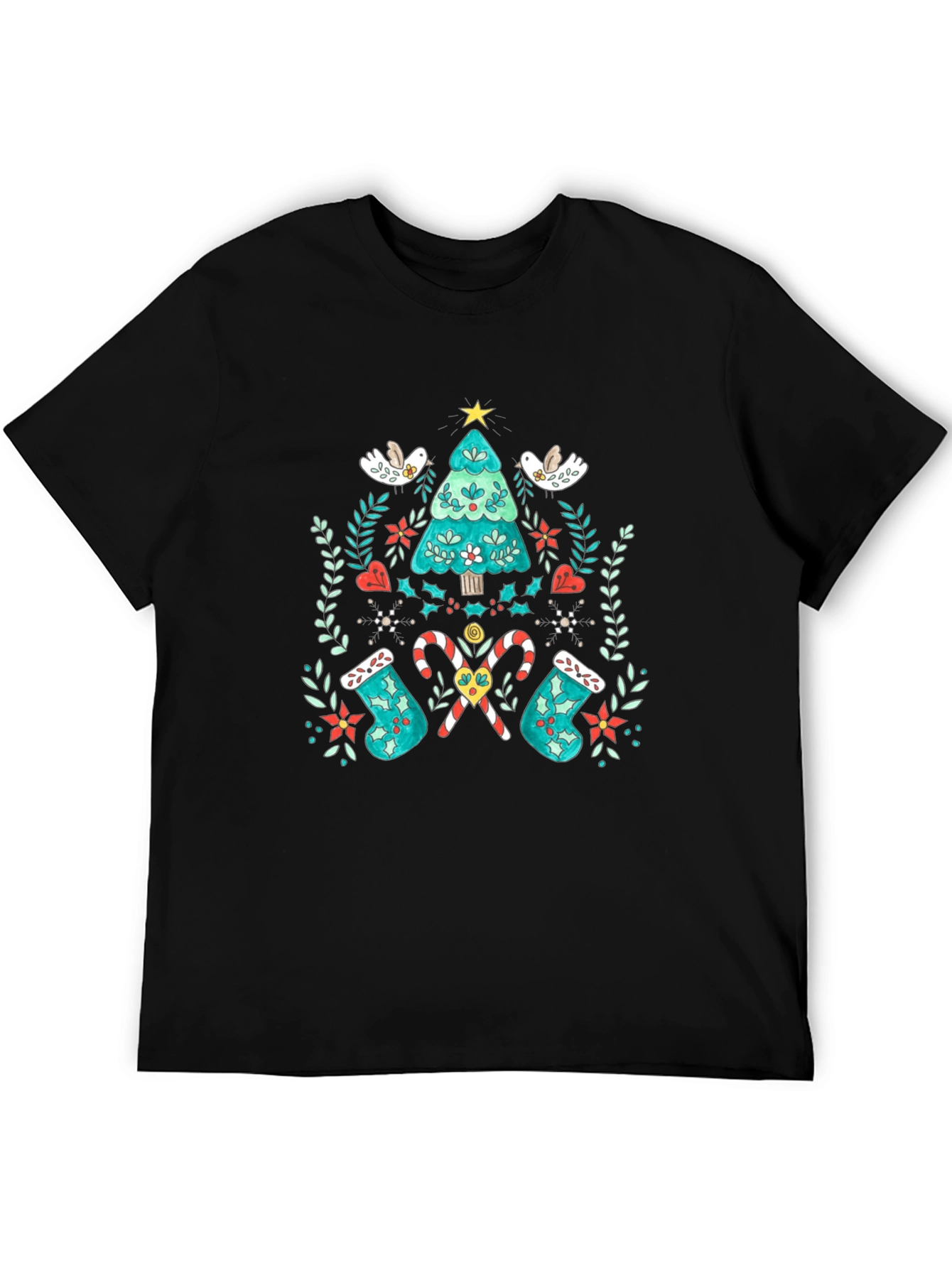 Festive Christmas Tree T-Shirt