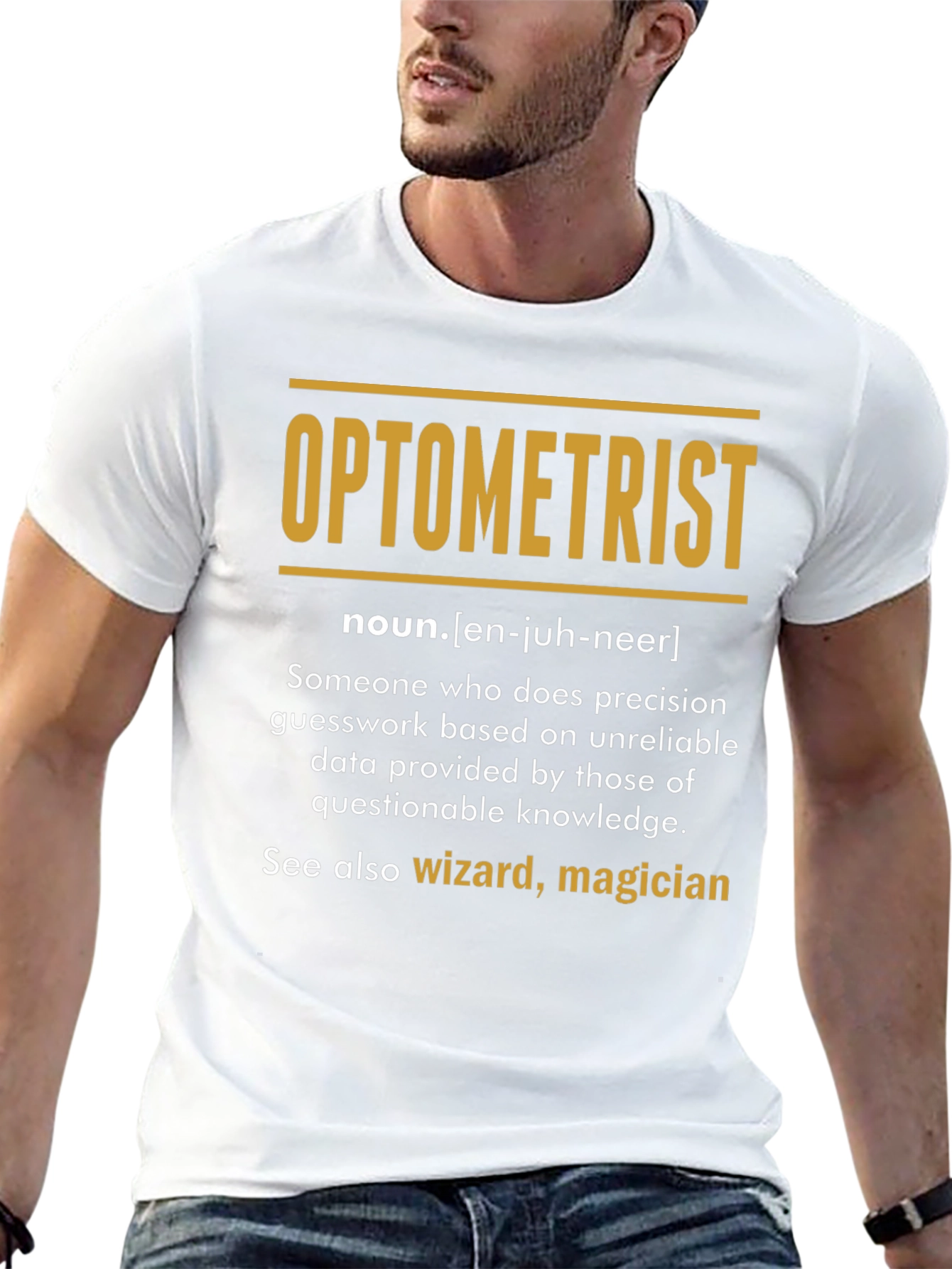 Optometrist Definition T-Shirt - Funny Eye Doctor Gift