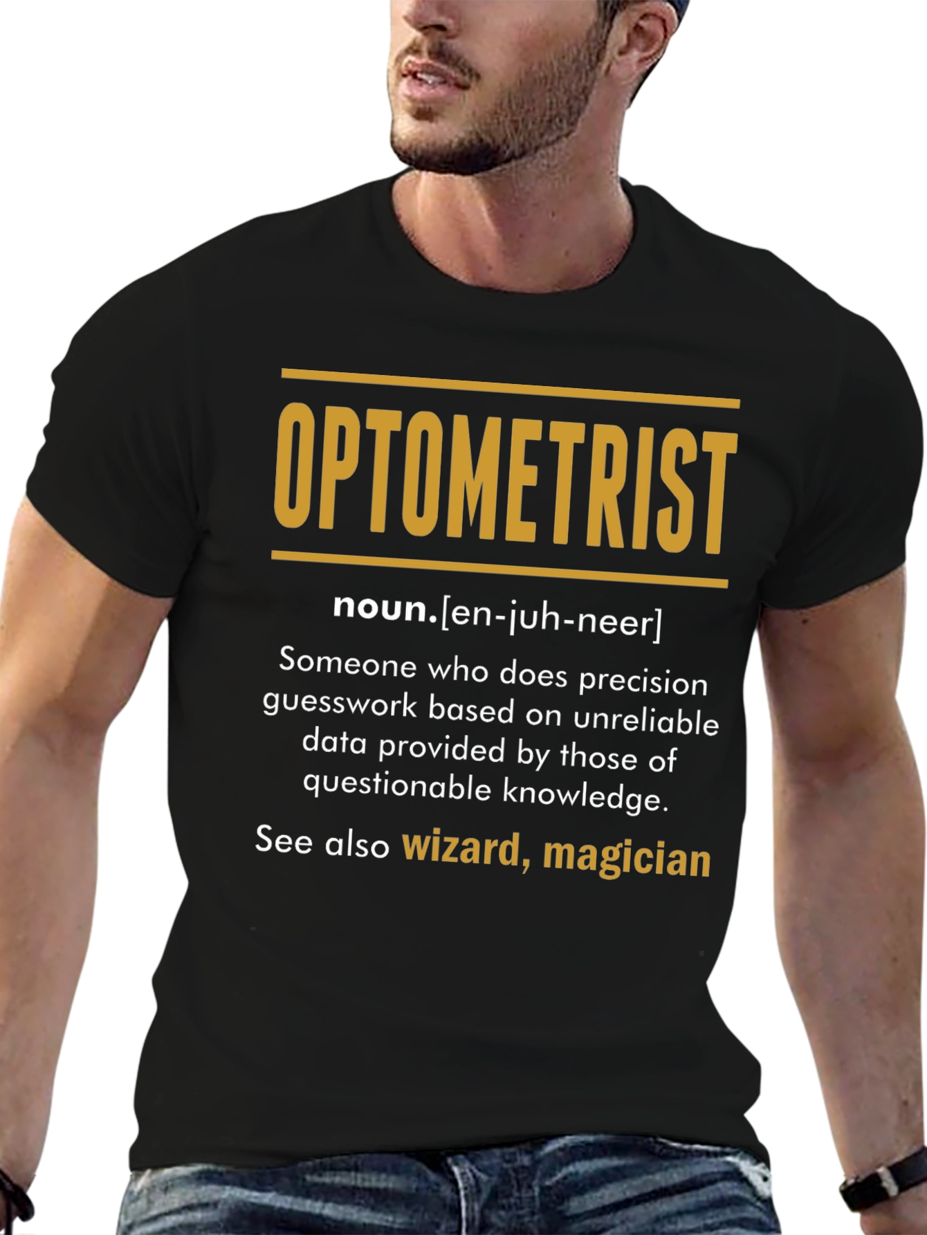 Optometrist Definition T-Shirt - Funny Eye Doctor Gift