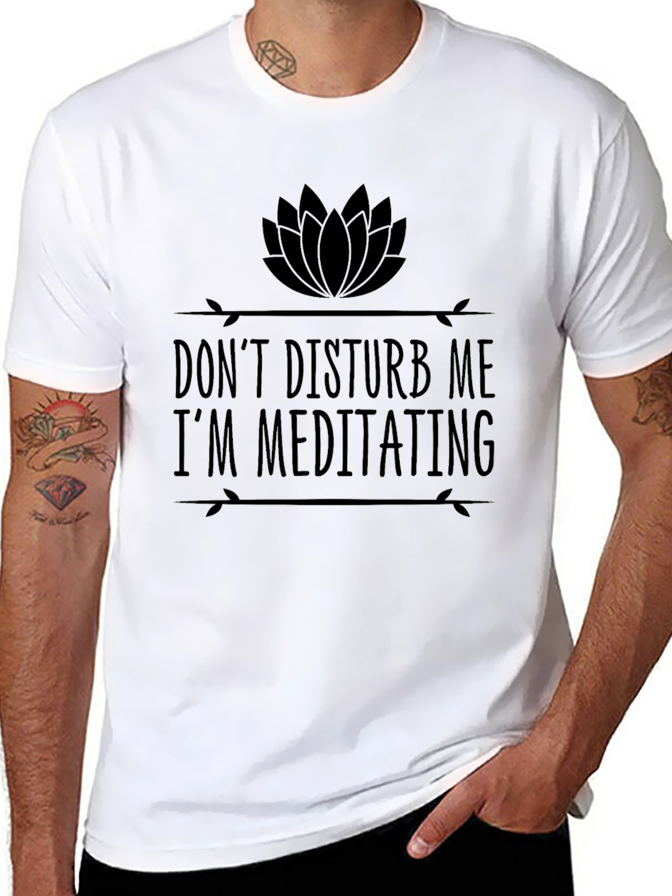 Meditation Graphic T-Shirt - Dont Disturb